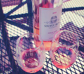 SOME SPARKLING ON THE PATIO