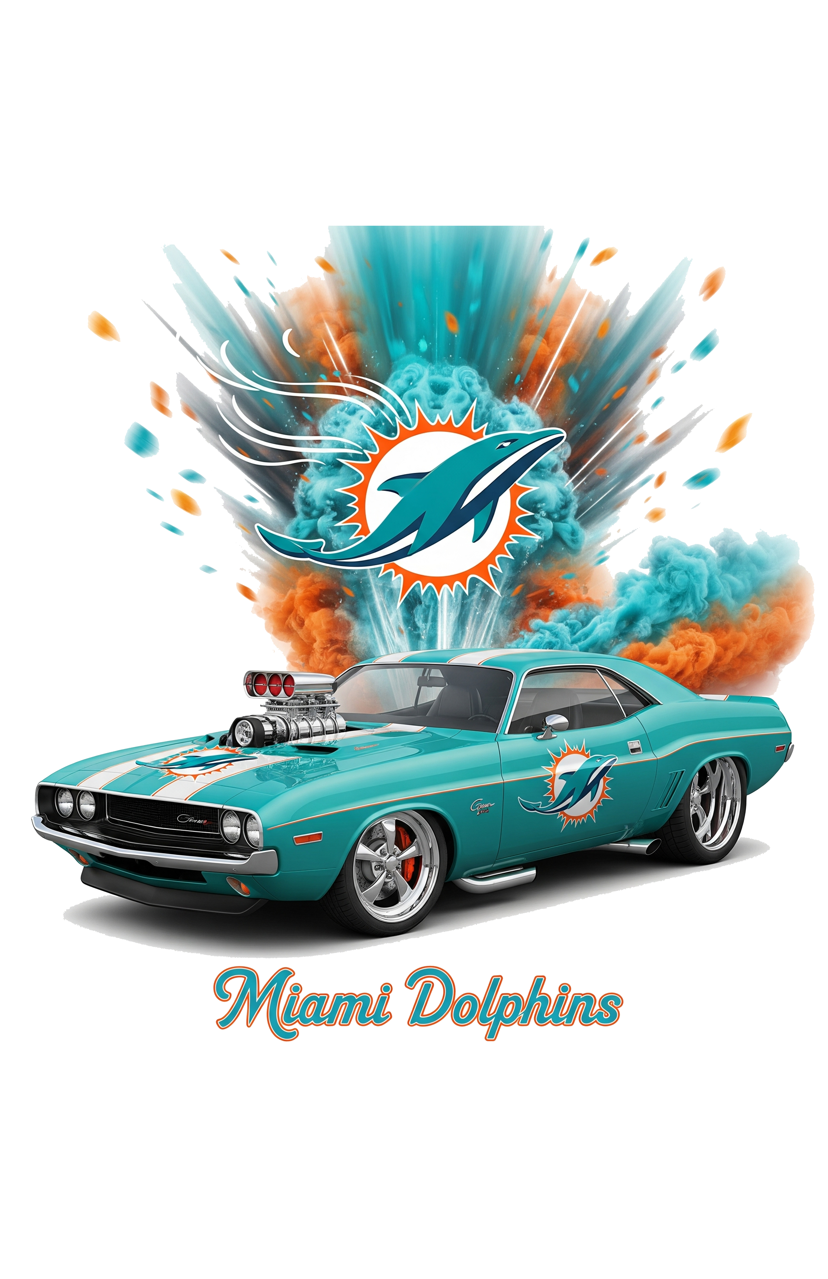 low rider dolphins PNG instant download digital download