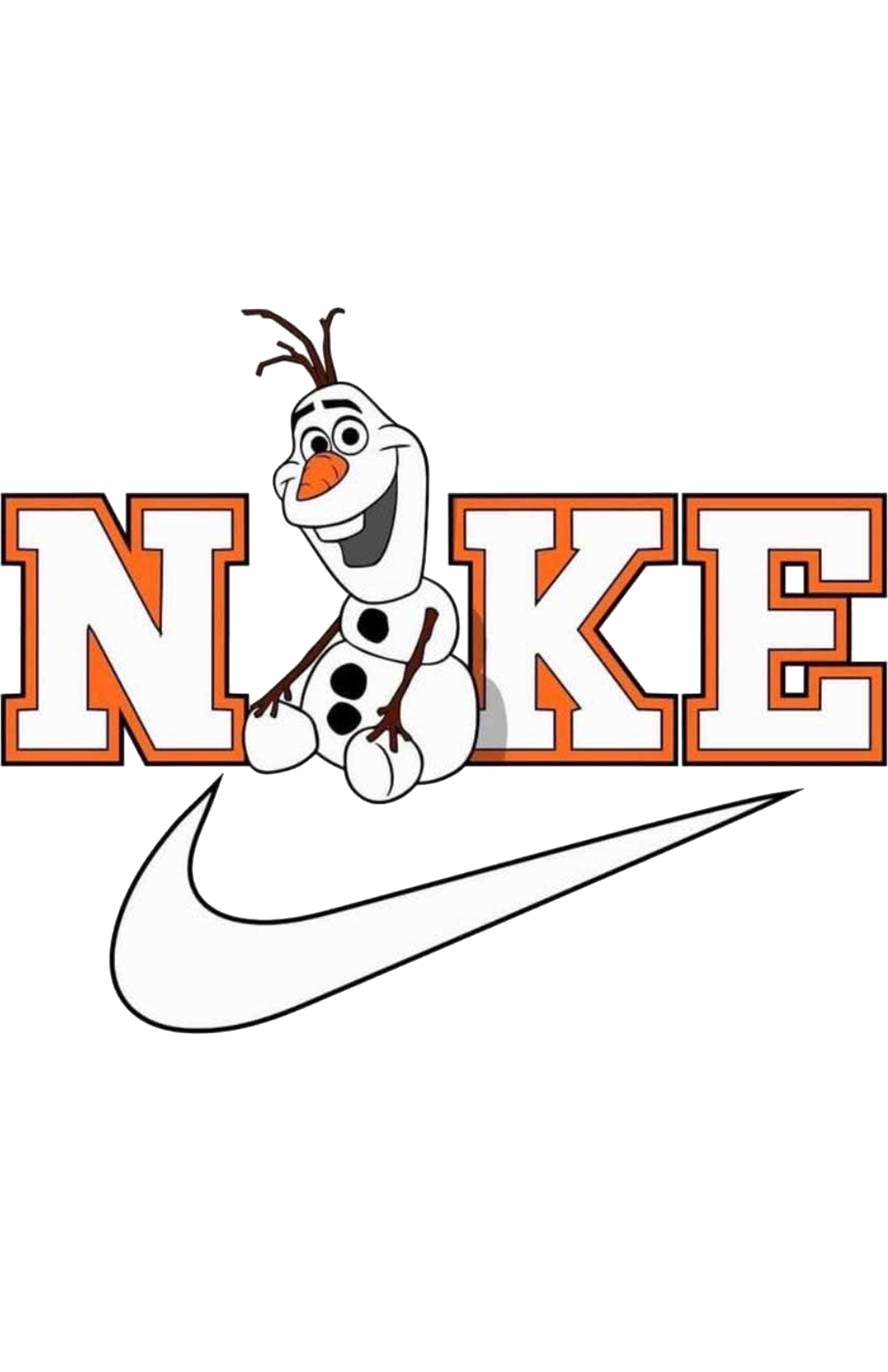 Nike olaf PNG instant download for t-shirts and tumblers