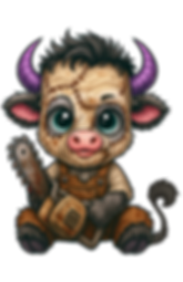 Leatherface Highland Cow