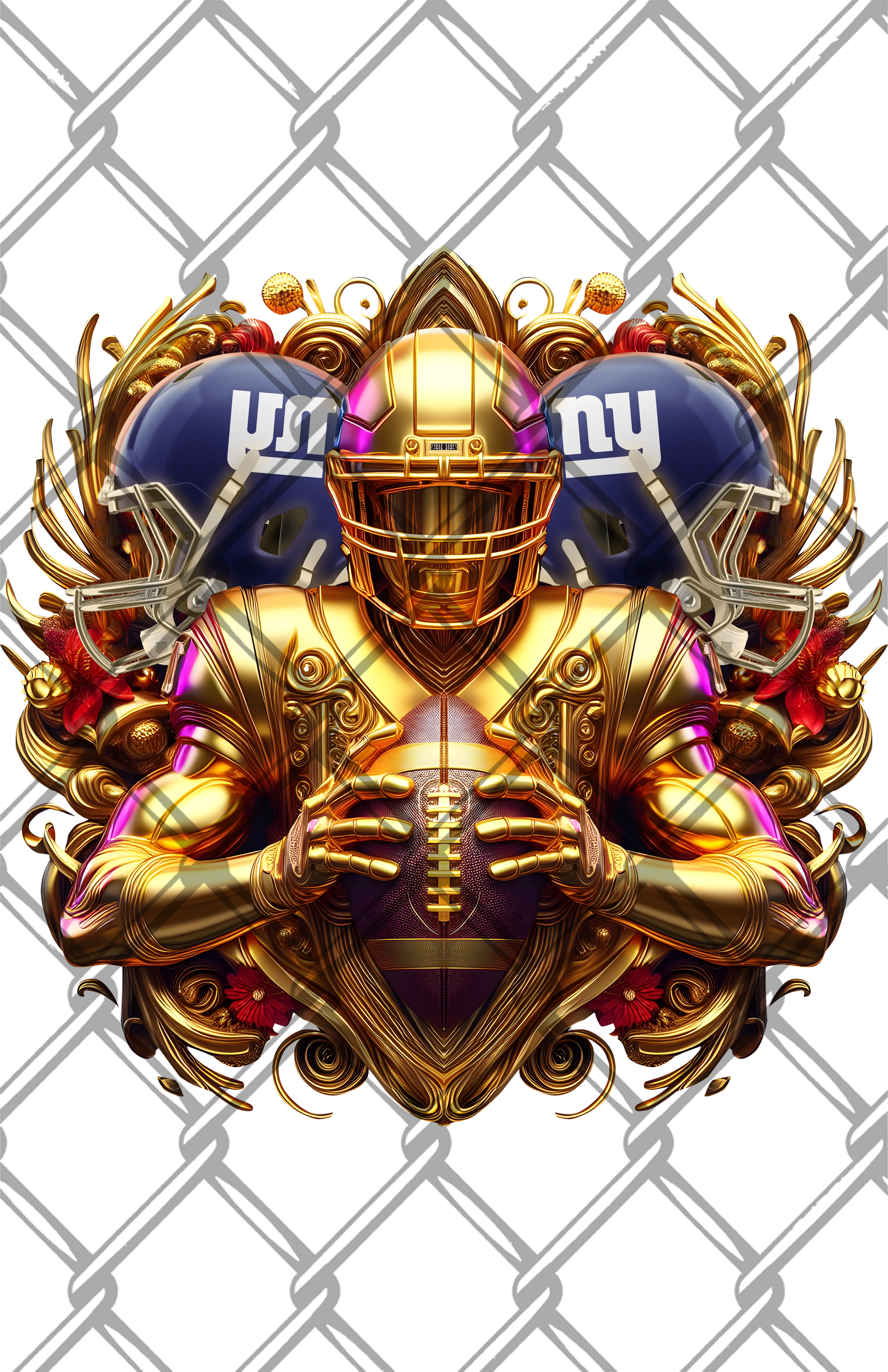 Gold Giants PNG for crafting digital download.