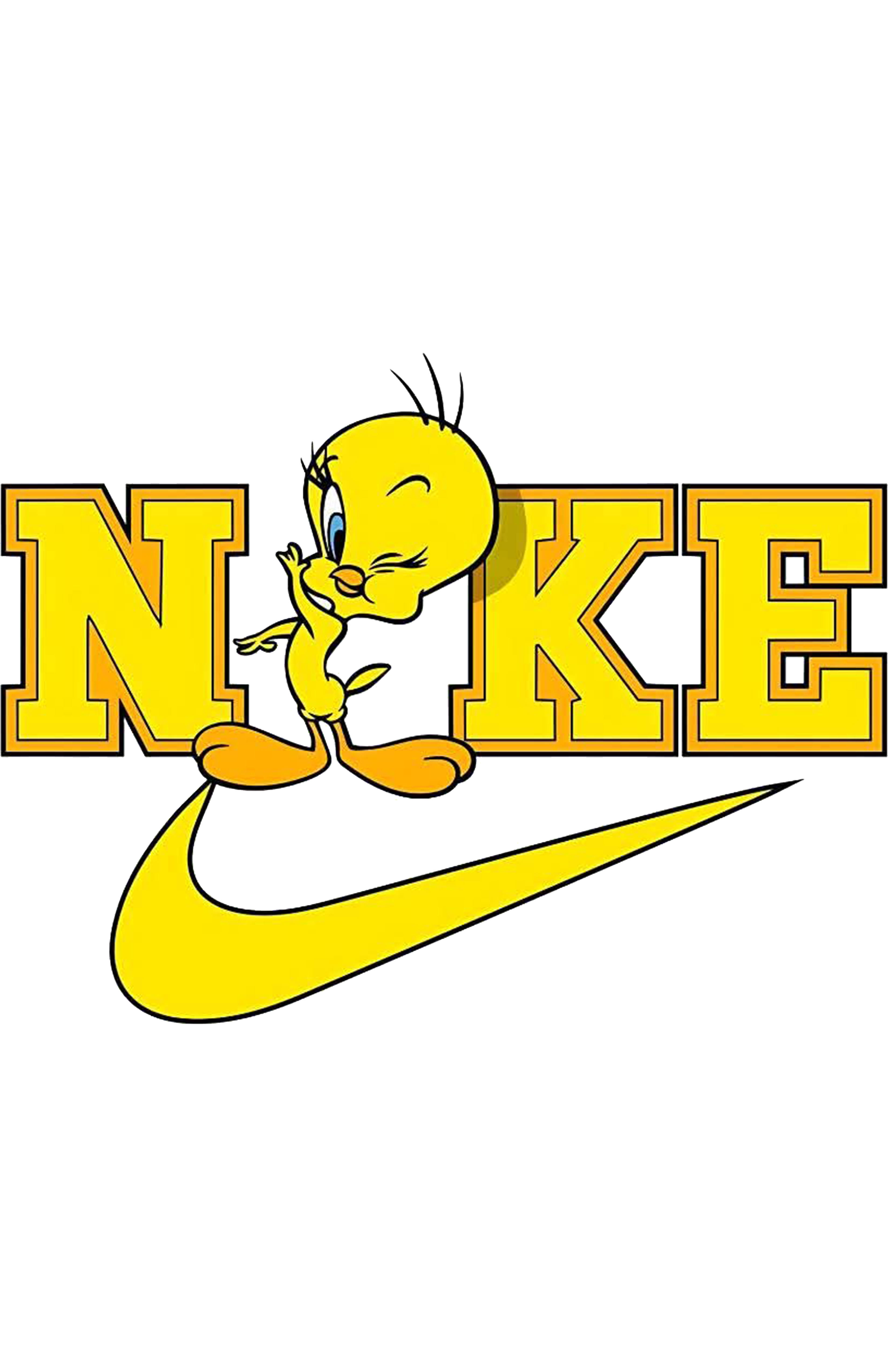 Nike tweety bird PNG instant download for t-shirts and tumblers