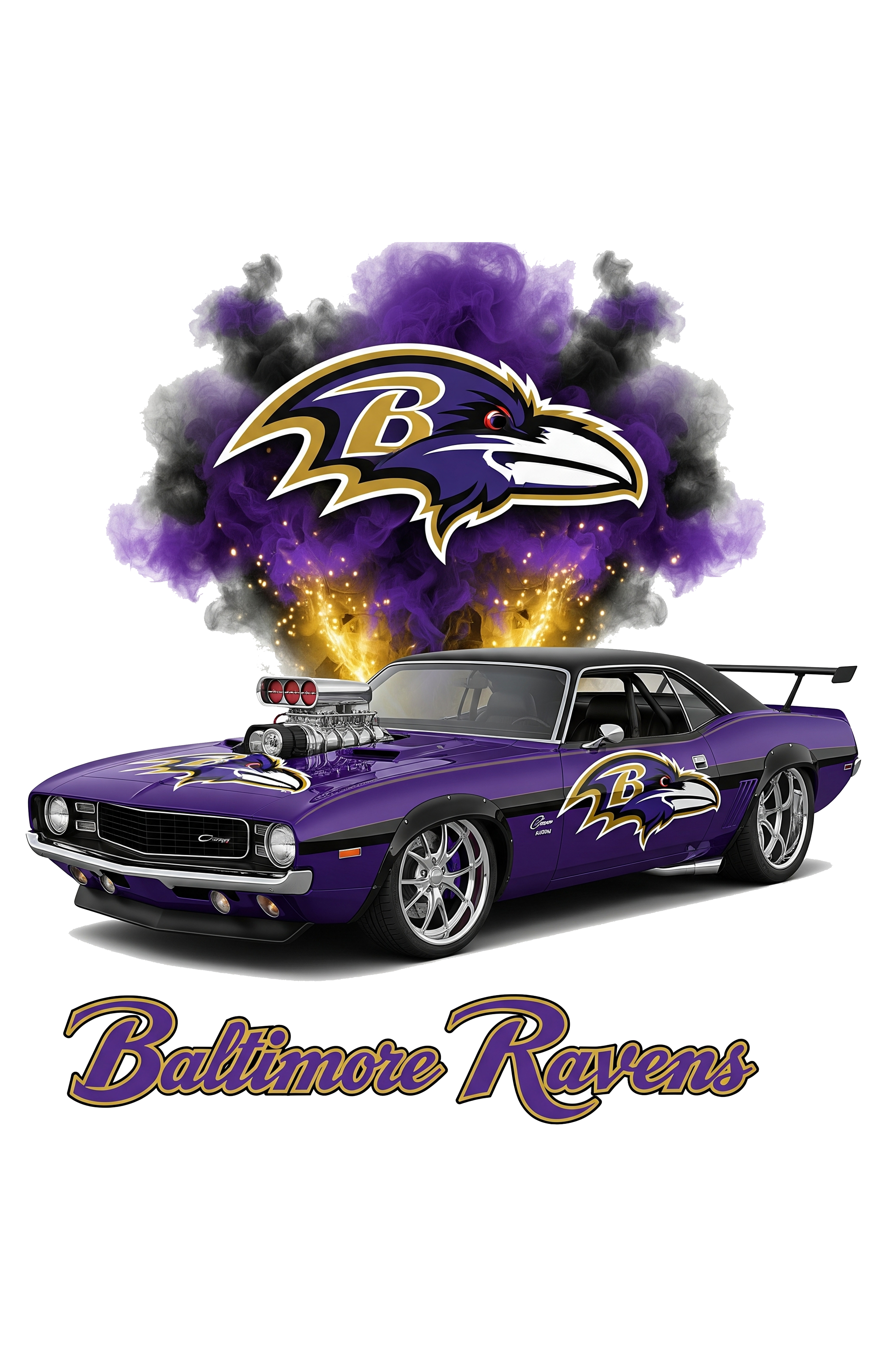 low rider ravens PNG instant download digital download
