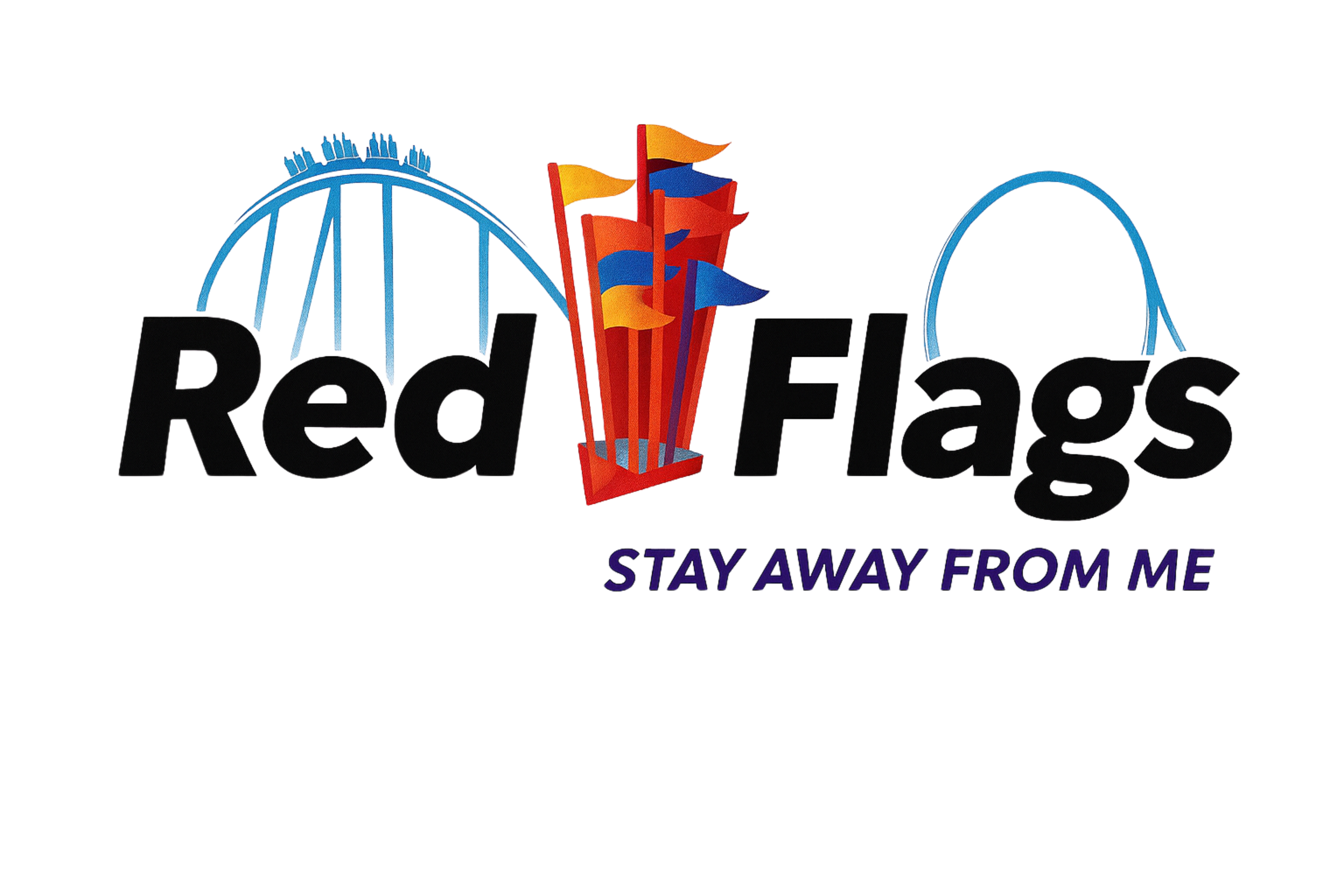 Red flags PNG instant download PNG