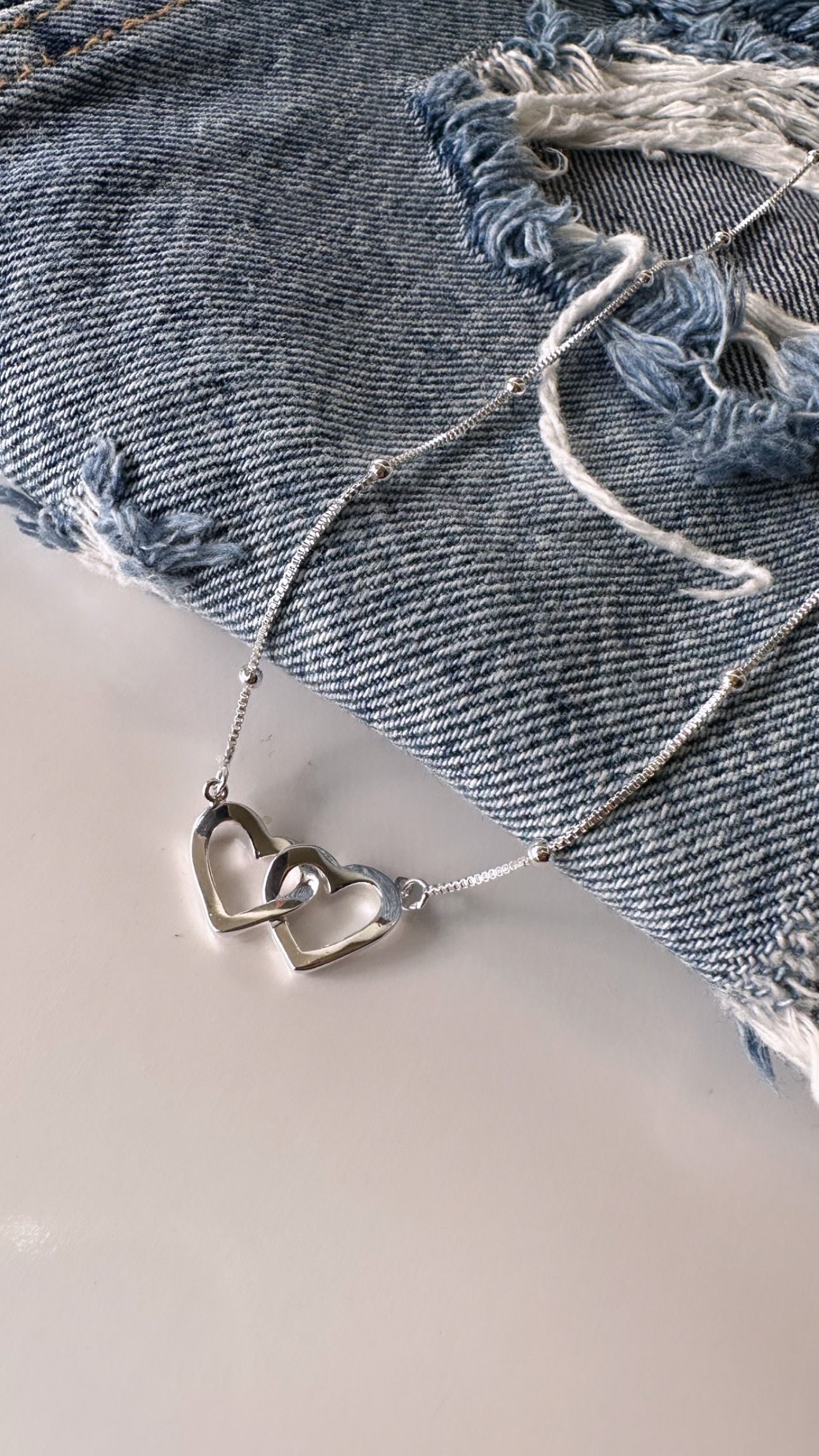 Colar Coração Dots