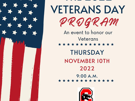 Veteran's Day Program Announced
