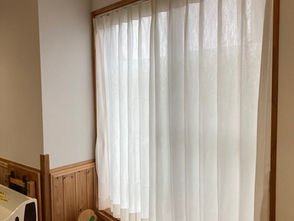 潮来市こひつじ園様カーテン工事2