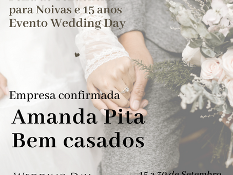 Feira de noivas e debutantes evento Wedding Day no Plaza Shopping com Amanda Pita Bem Casados