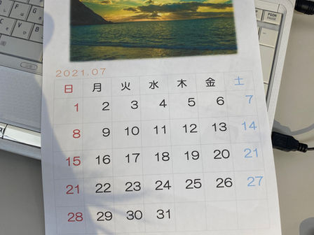 パソコン村大村教室 おふたり一緒にWORDでカレンダーを作成