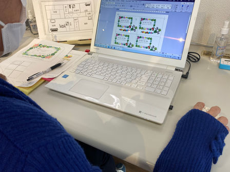 パソコン村大村教室 名刺カード作成しました