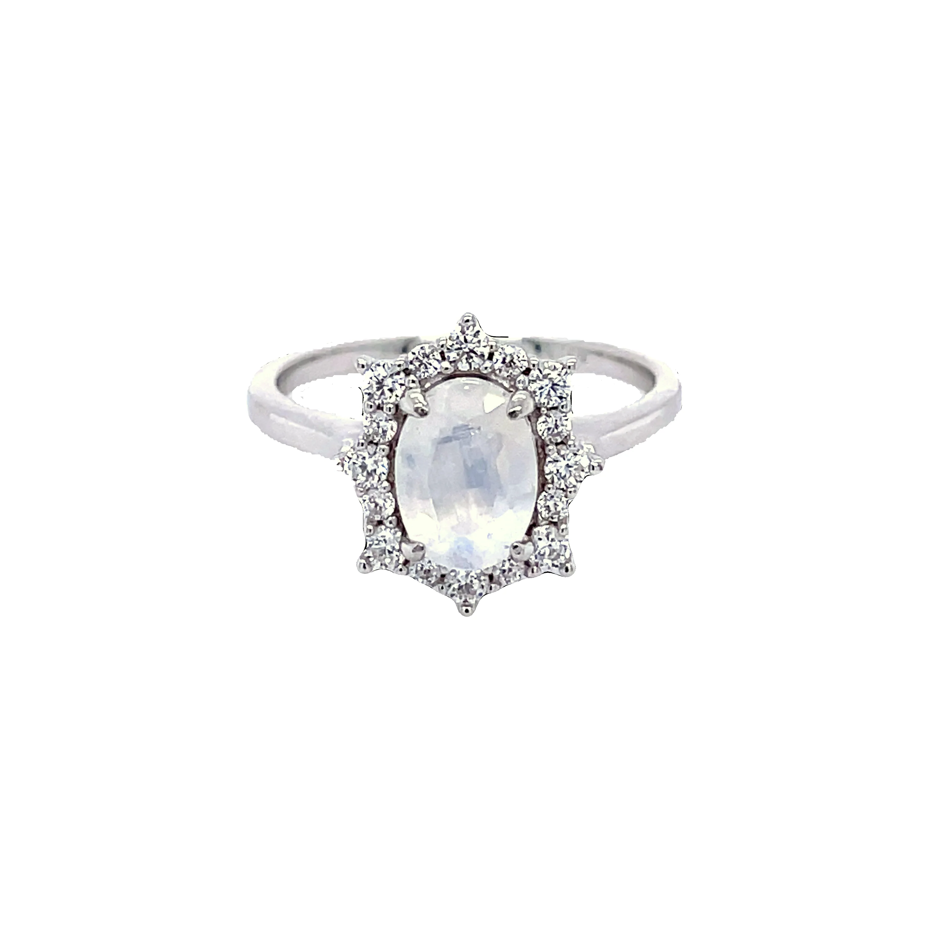 Bague Leonie rodhium