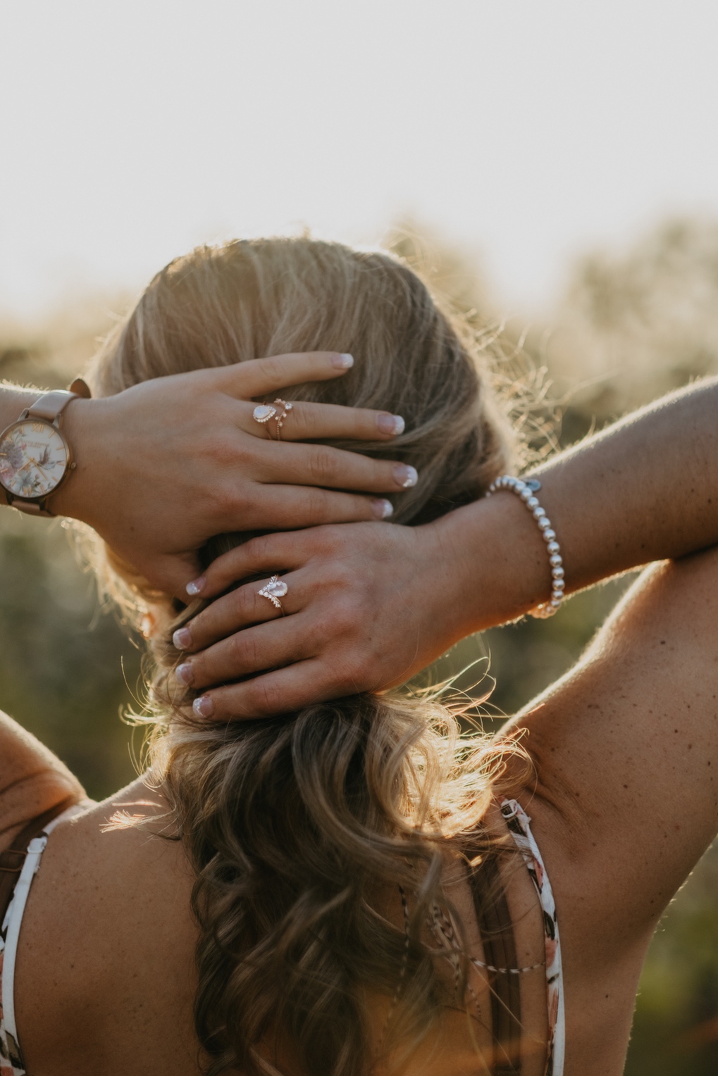BAGUE QUARTZ ROSE ARGENT ALYSSA
