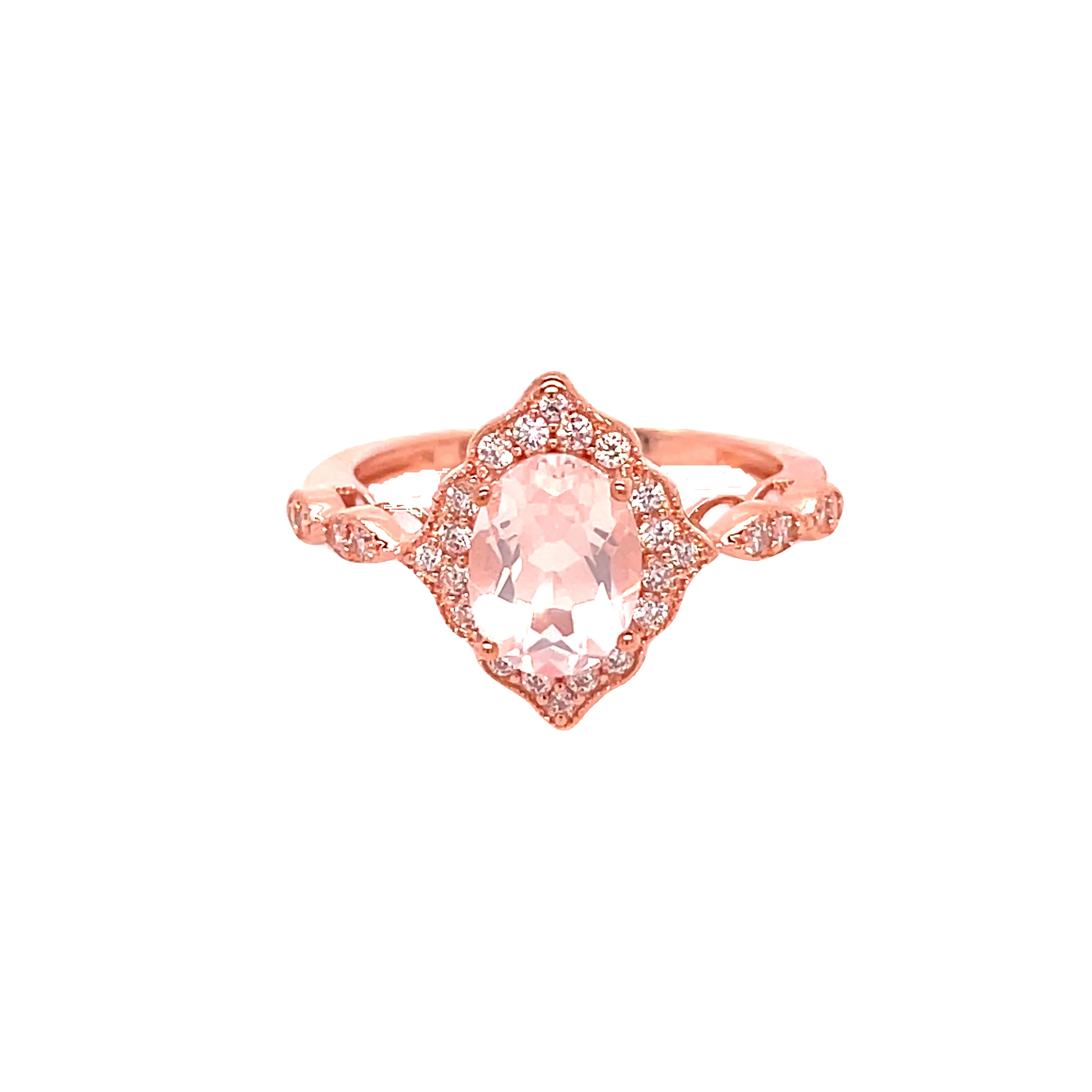 Bague Victoria or rose