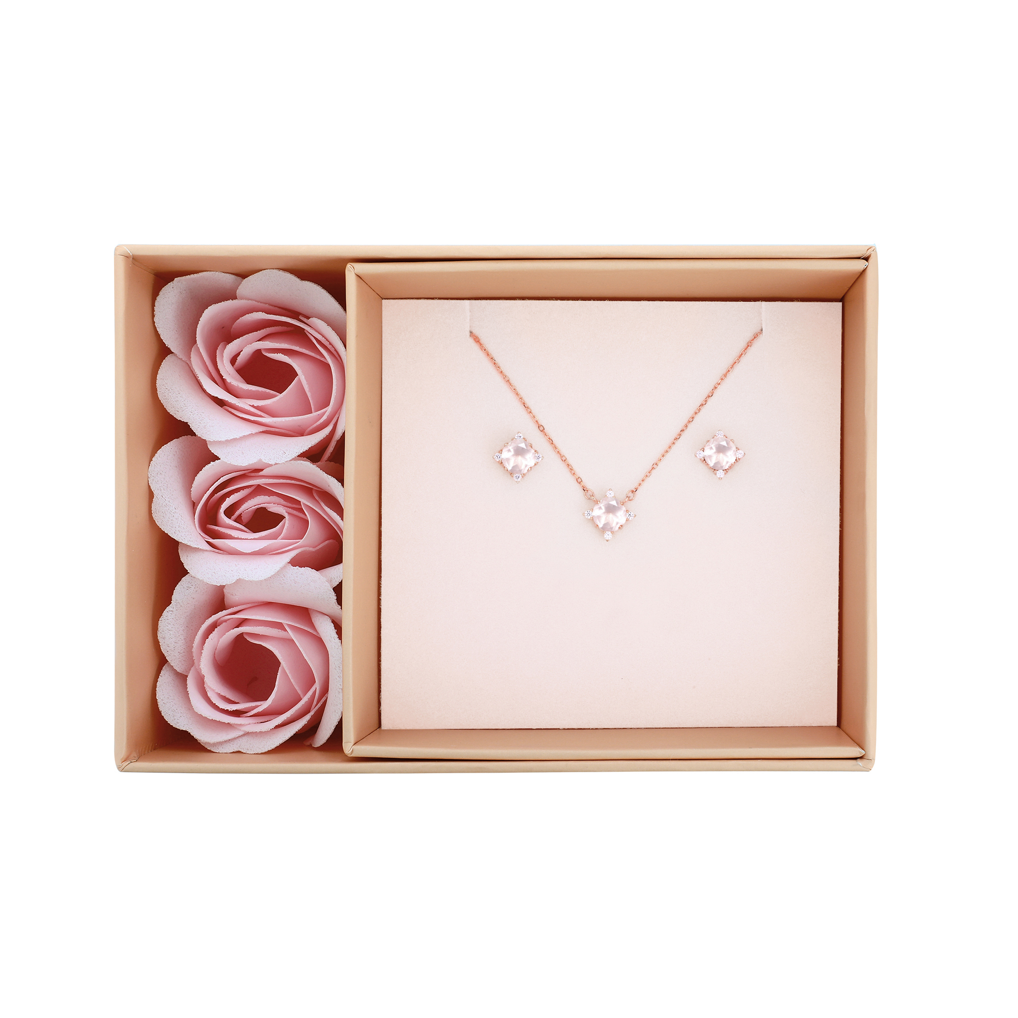 COFFRET QUARTZ ROSE AIMÉE