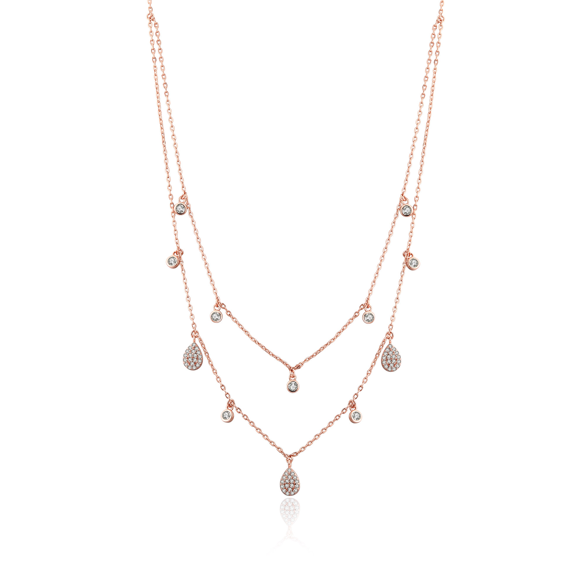 PENDENTIF BELLA OR ROSE