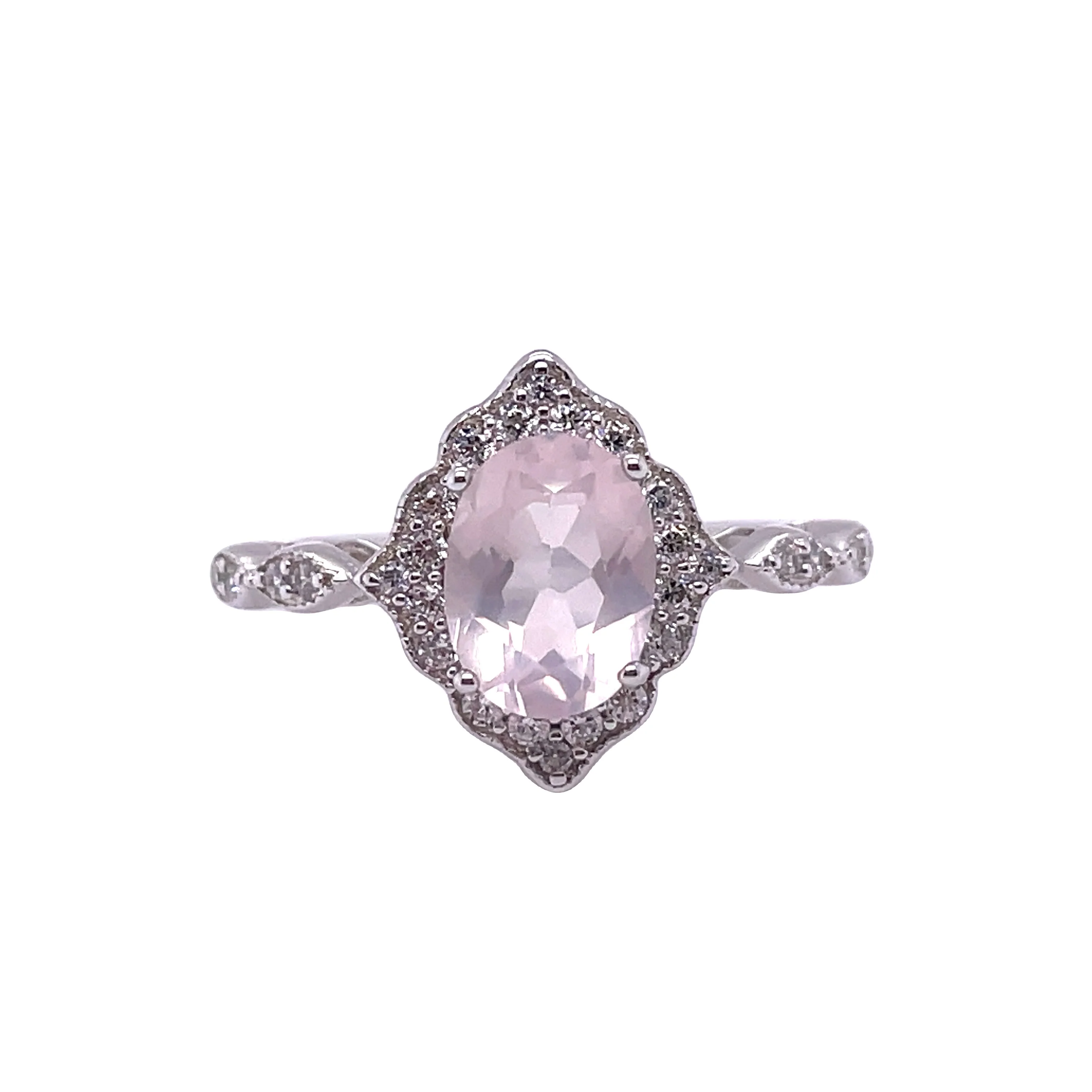 Bague Victoria rodhium