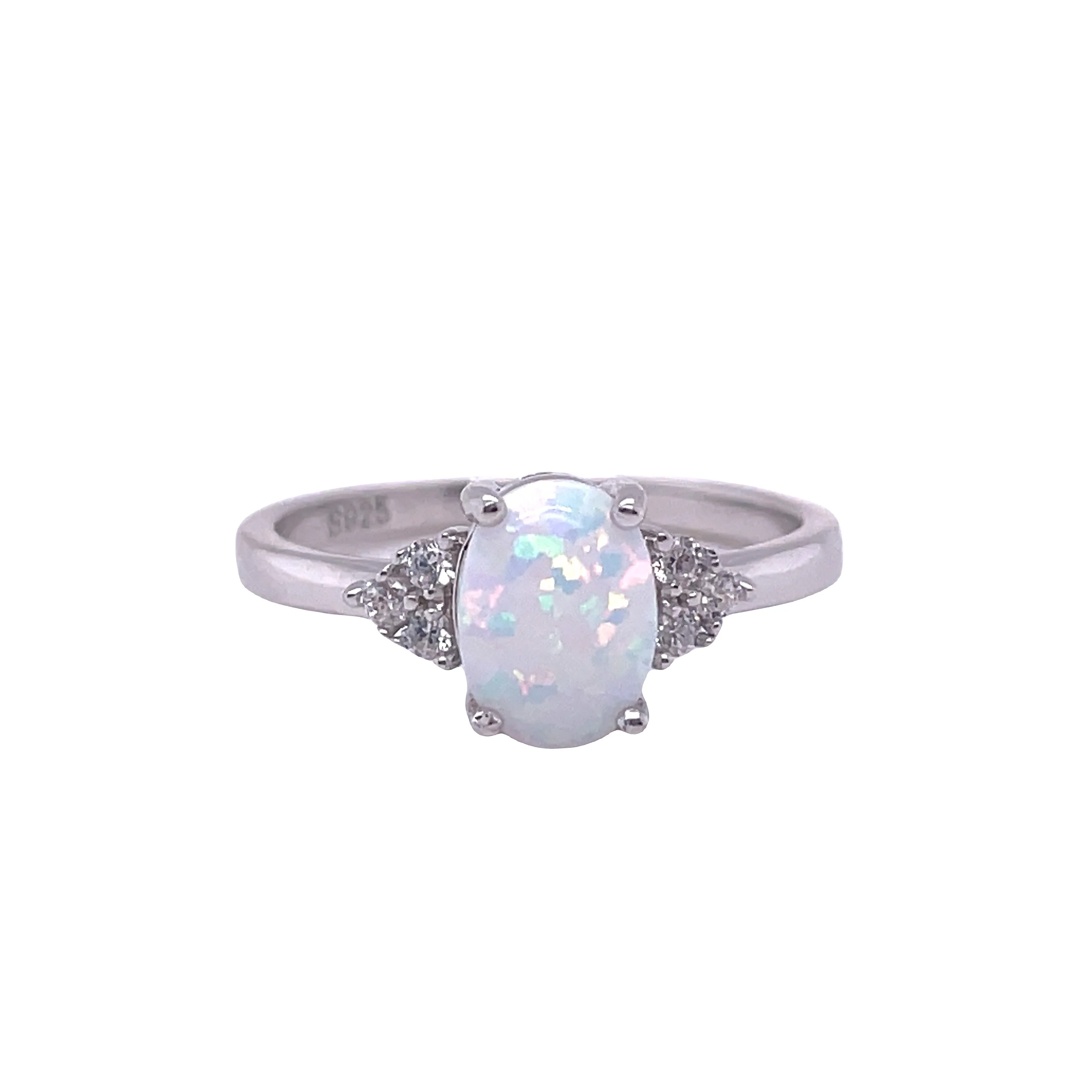 Bague Émilie rodhium