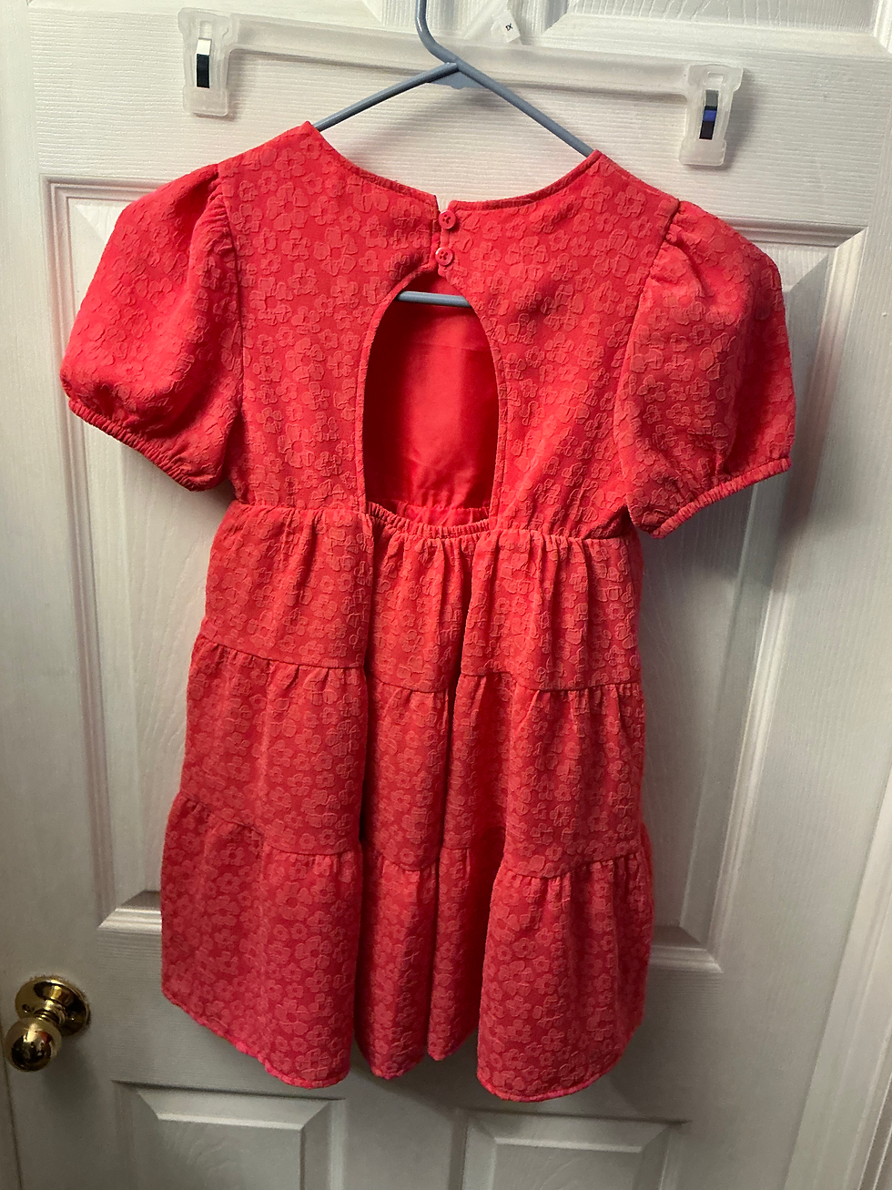 Thumbnail: Cat & Jack Girls' Short Sleeve Open Back Organza Dress