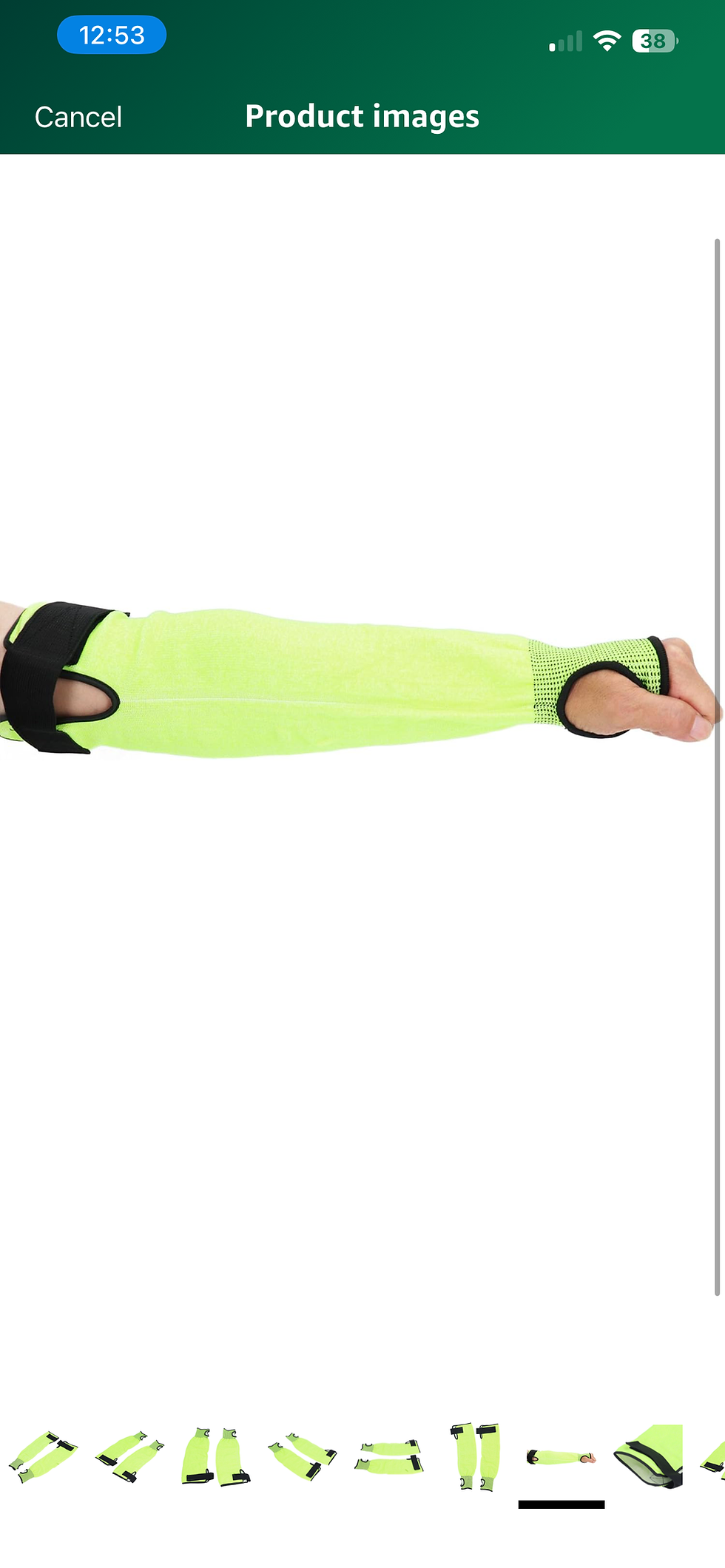Thumbnail: Hyuduo Arm Sleeve with Thumbhole, Cut Sleeve Comfortable Fit, Wide Application A