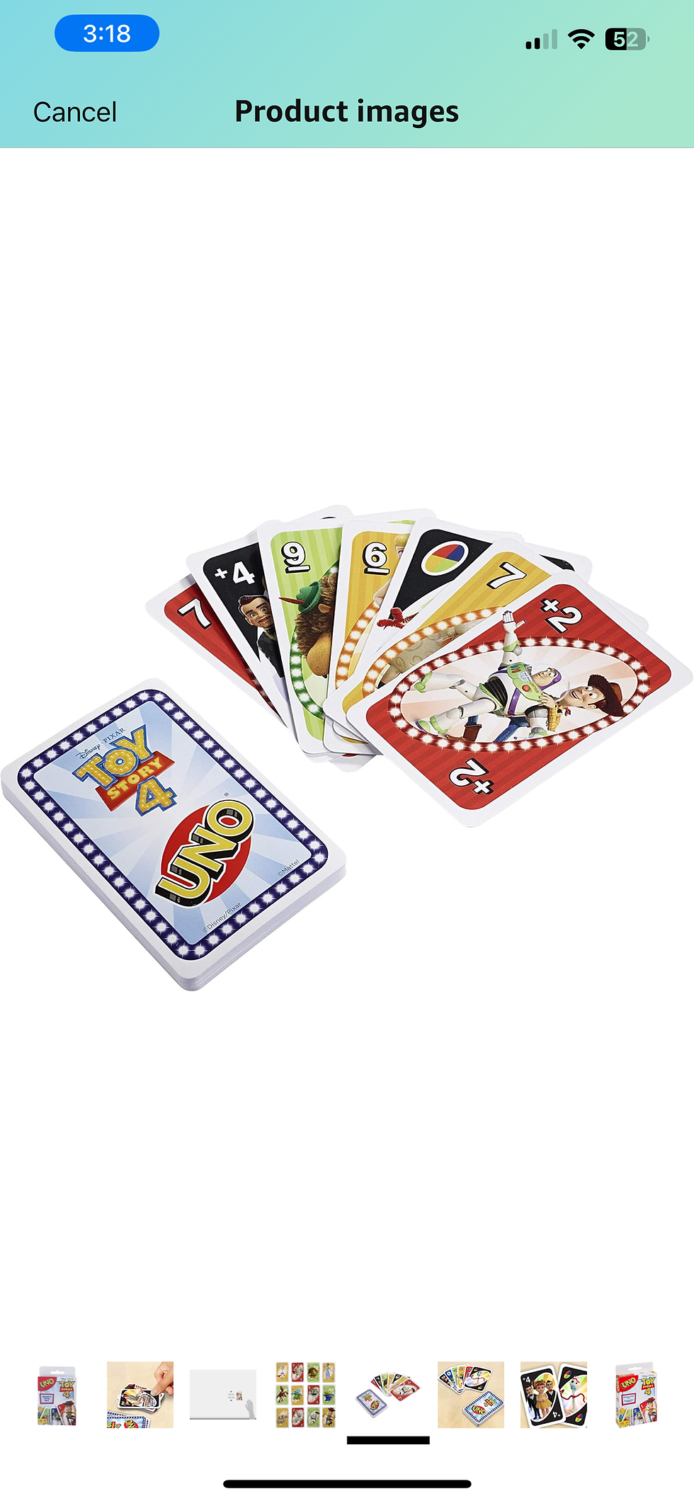 Thumbnail: Mattel Games UNO Featuring 4 -Kids and Family Card Game