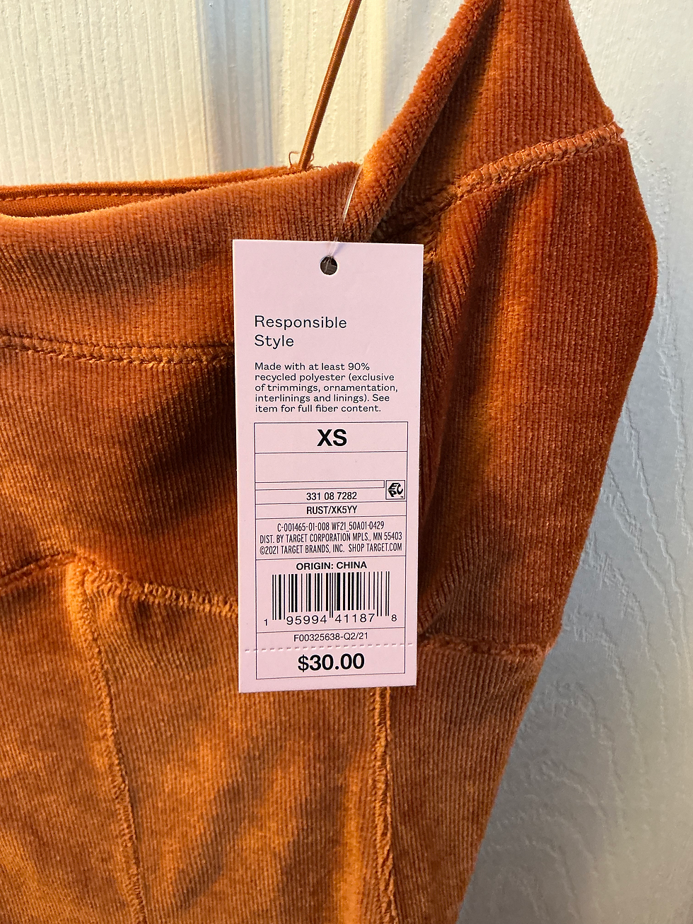 Thumbnail: Women’s Mini Dress Wild Fable Size XS Rust/Orange Color New With Tags