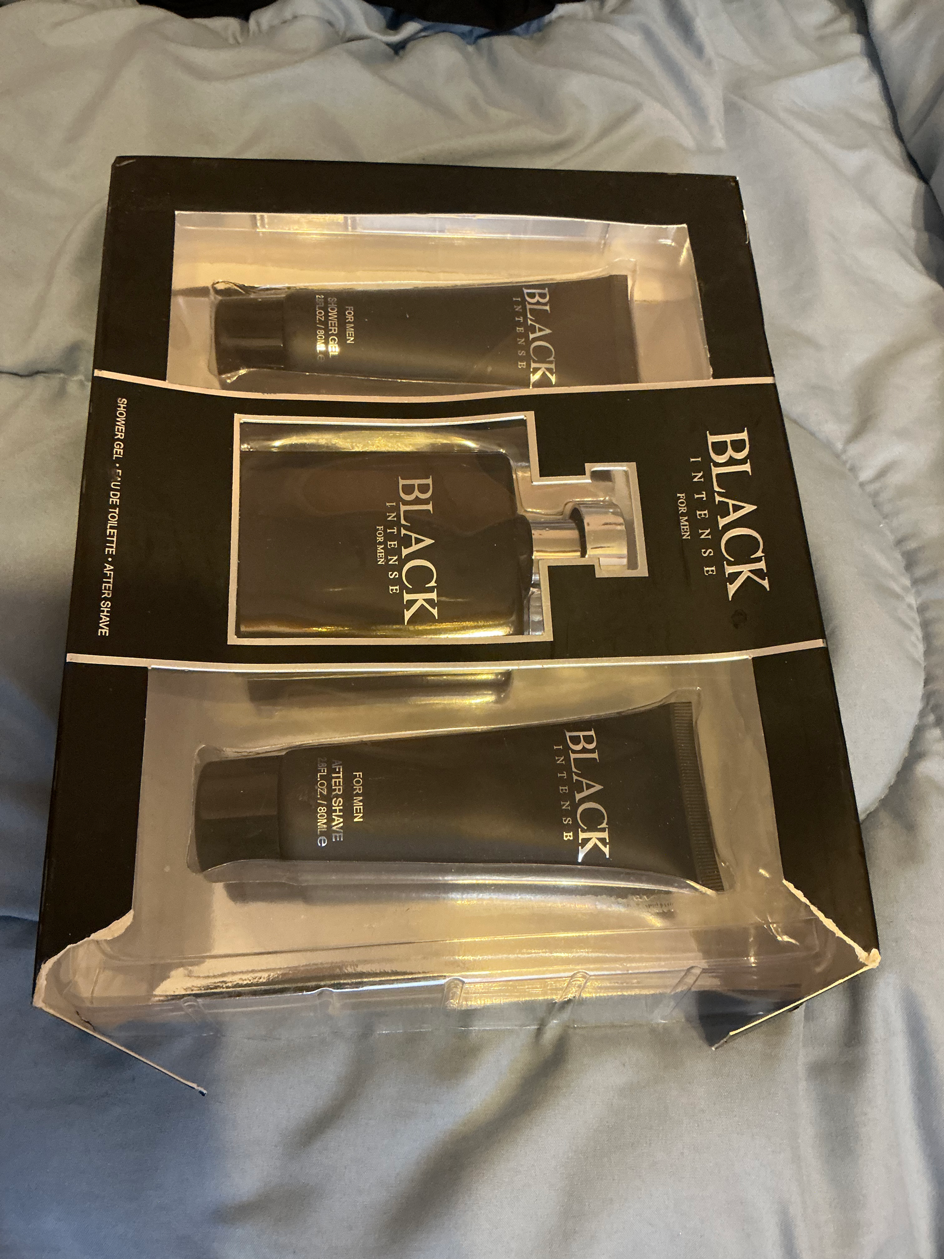 BLACK INTENSE 3PC MEN SET