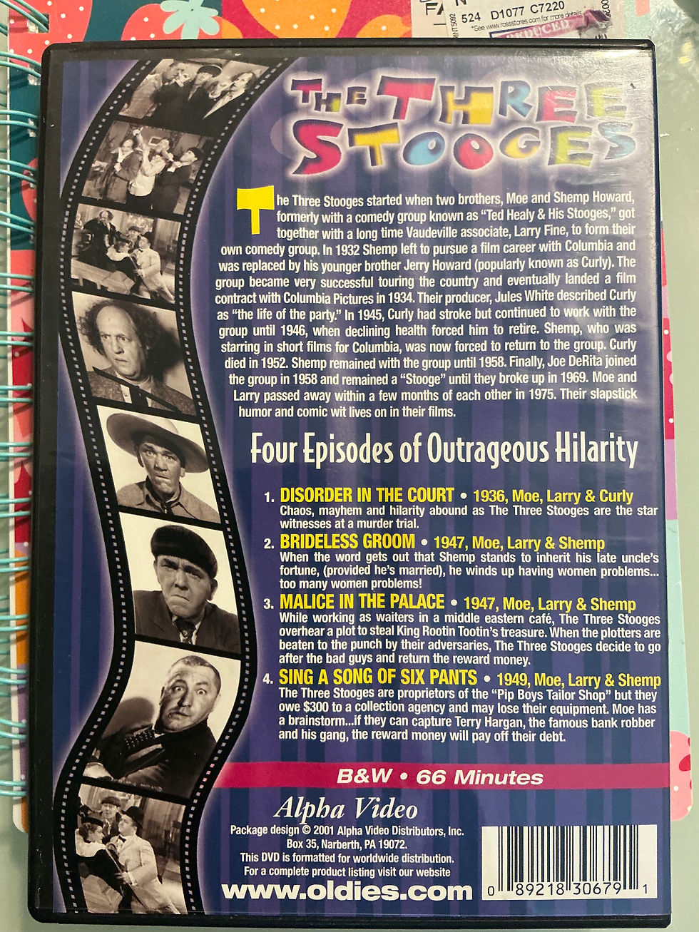 Thumbnail: The Three Stooges DVD – 4 Episodes of Outrageous Hilarity