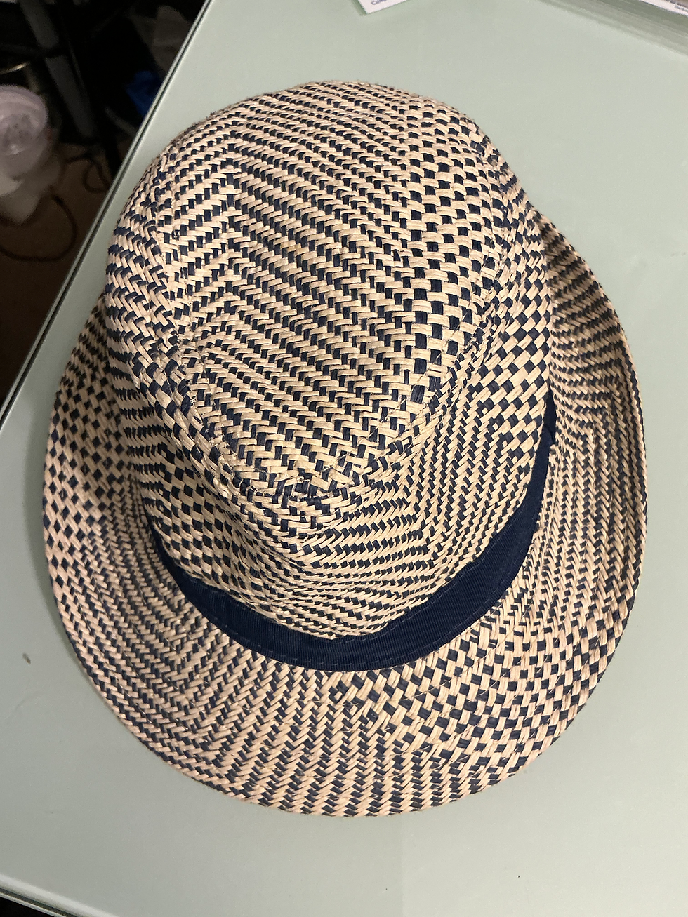 Thumbnail: Blue and cream hat youth 