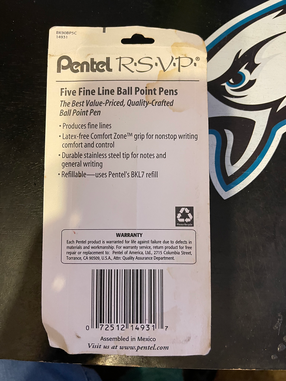Thumbnail: Penal rsvp pens blue 