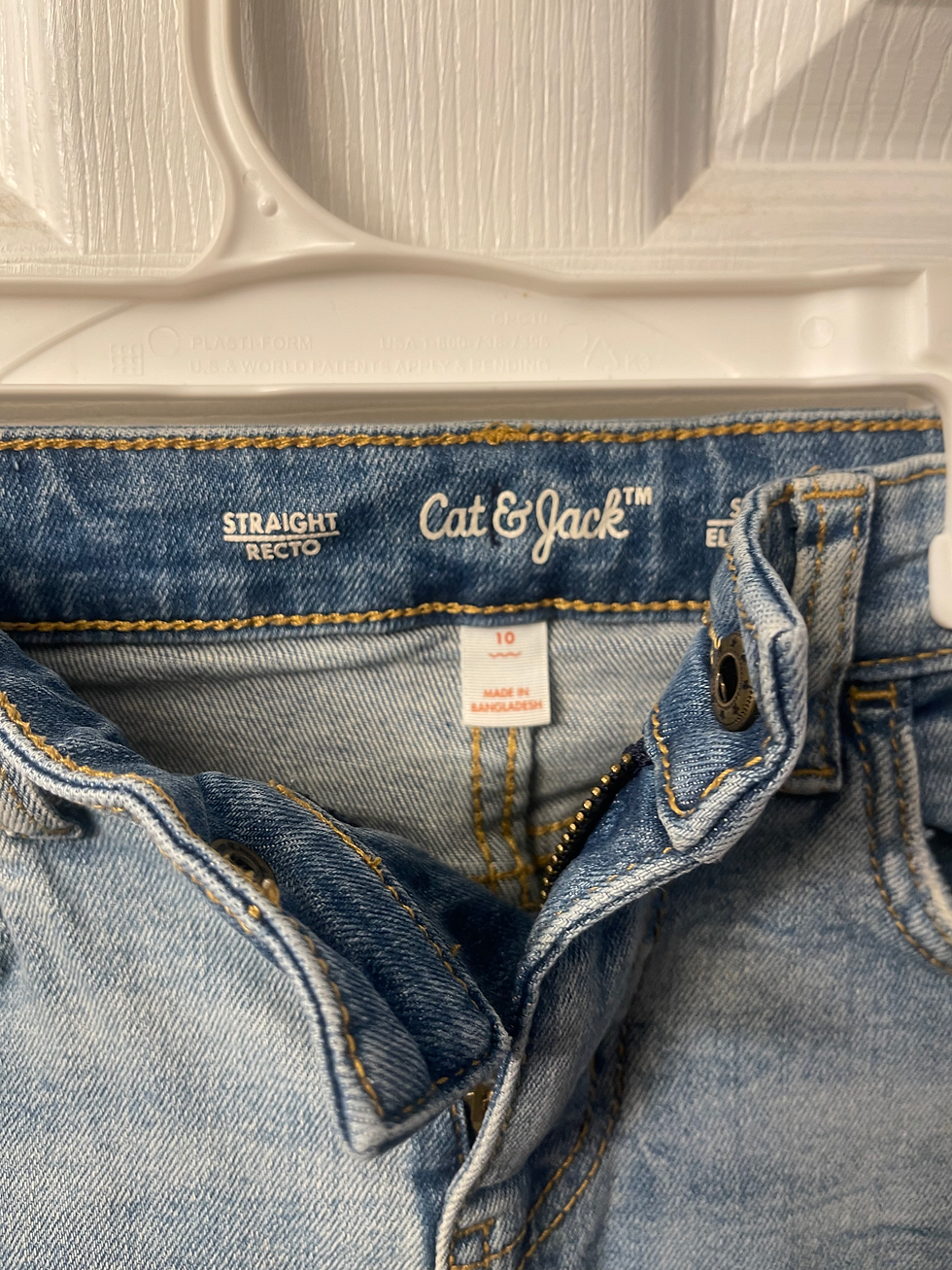 Thumbnail: Cat and jack straight stretch jeans 