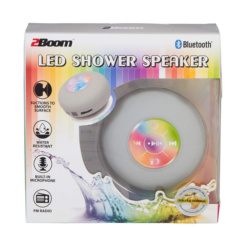 Thumbnail: 2Boom LED Shower Speaker, Assorted