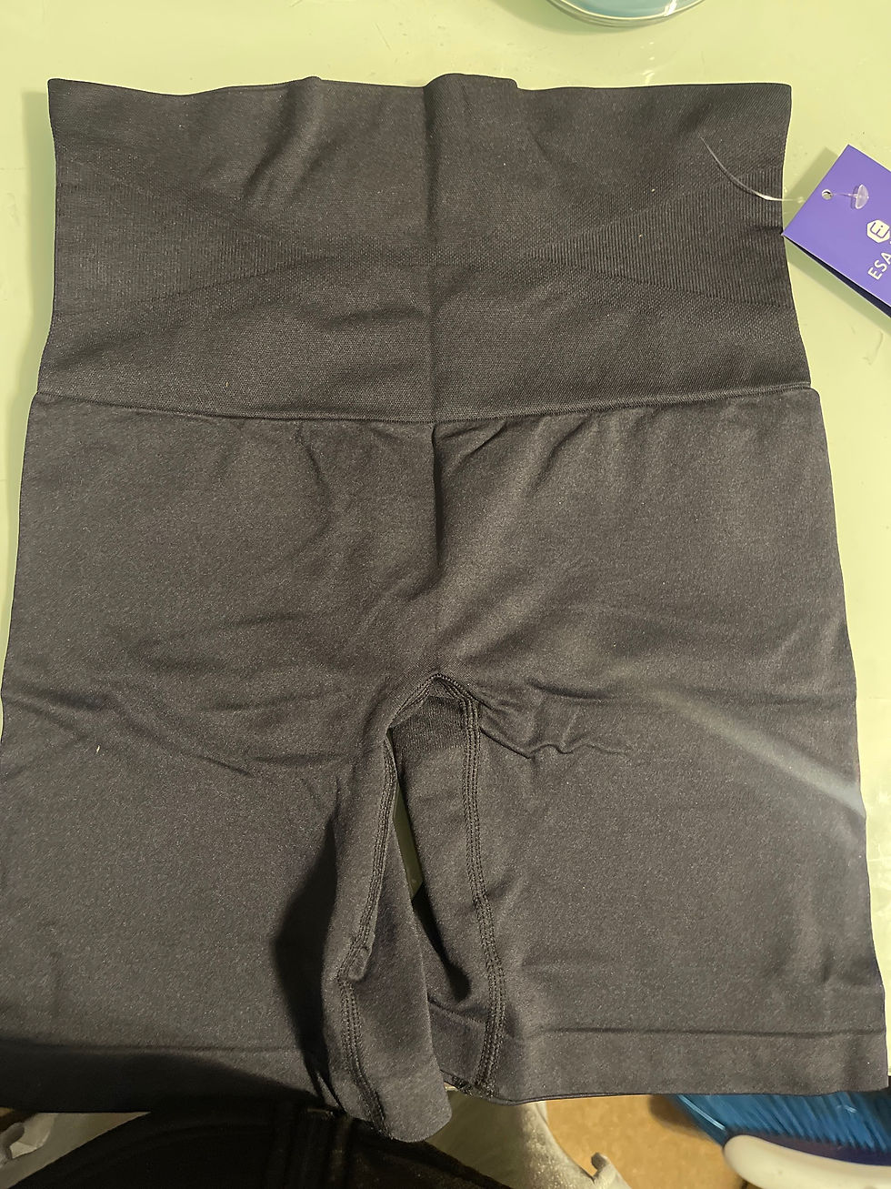 Thumbnail: ESA LIANG High-Waist Seamless Shapewear Shorts – Nude (XL)