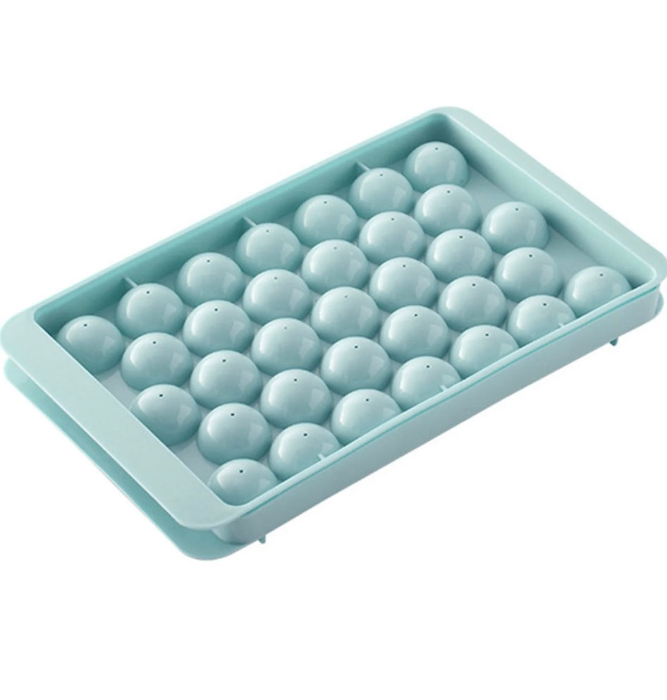 Thumbnail: AURORA TRADE Round Ice Cube Tray,Ice Ball Maker Mold for Freezer,Circle Ice Cube