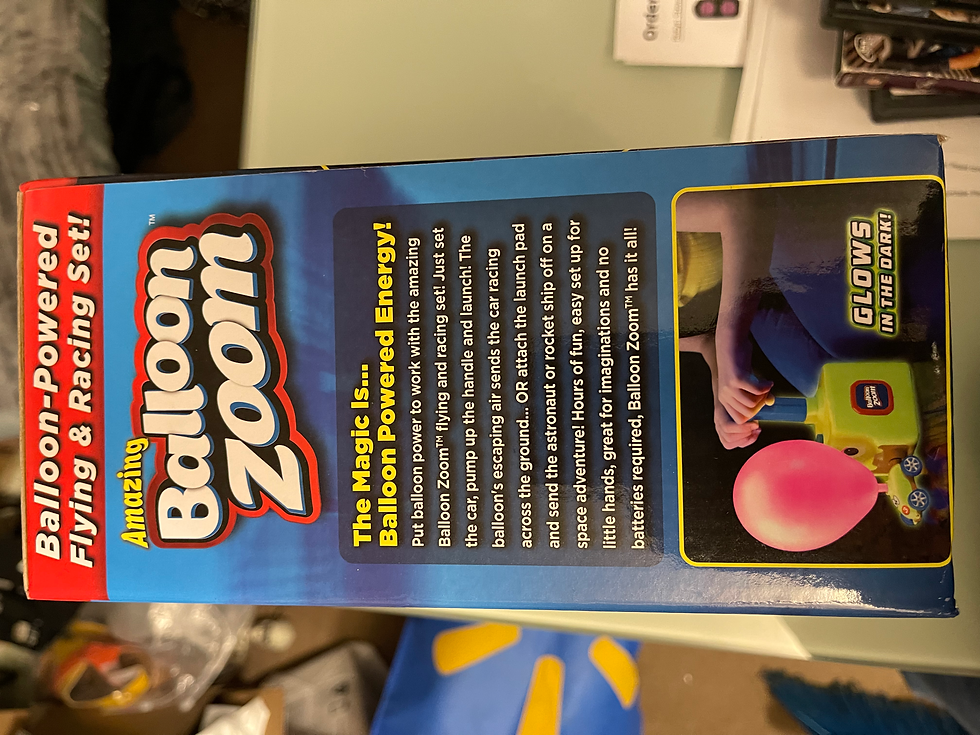 Thumbnail: Amazing Balloon Zoom – Balloon-Powered Flying & Racing Set (Glows in the Dark)