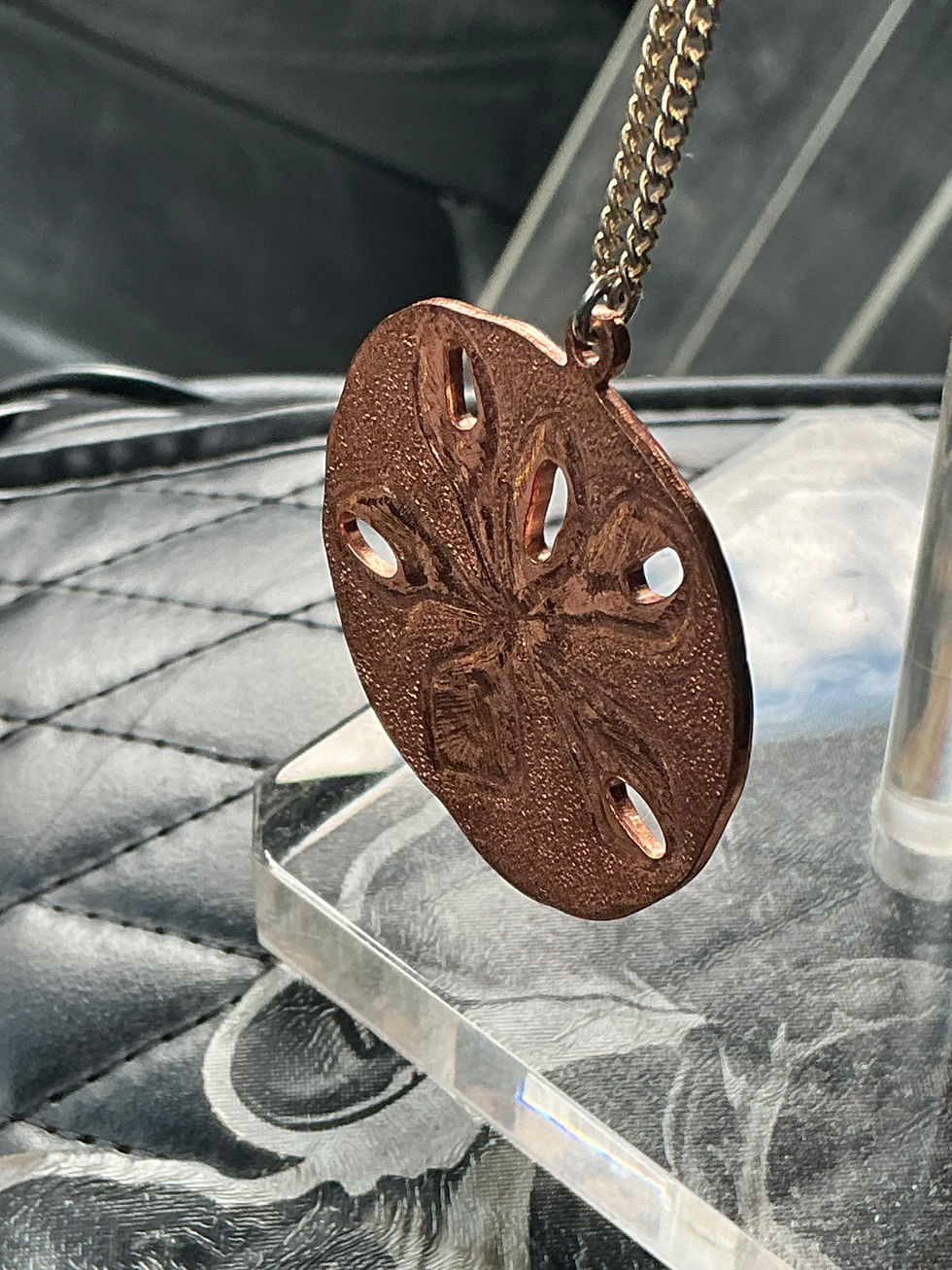 Thumbnail: Coastal-Inspired Sand Dollar Necklace