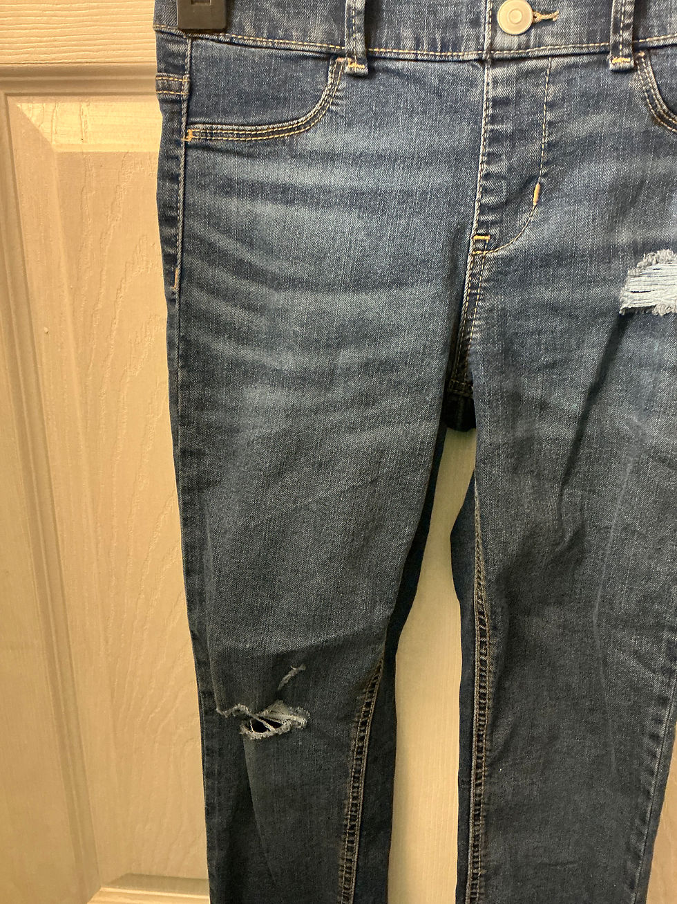 Thumbnail: Wonder Nation Girls Jegging Jeans – Size Large (10-12)