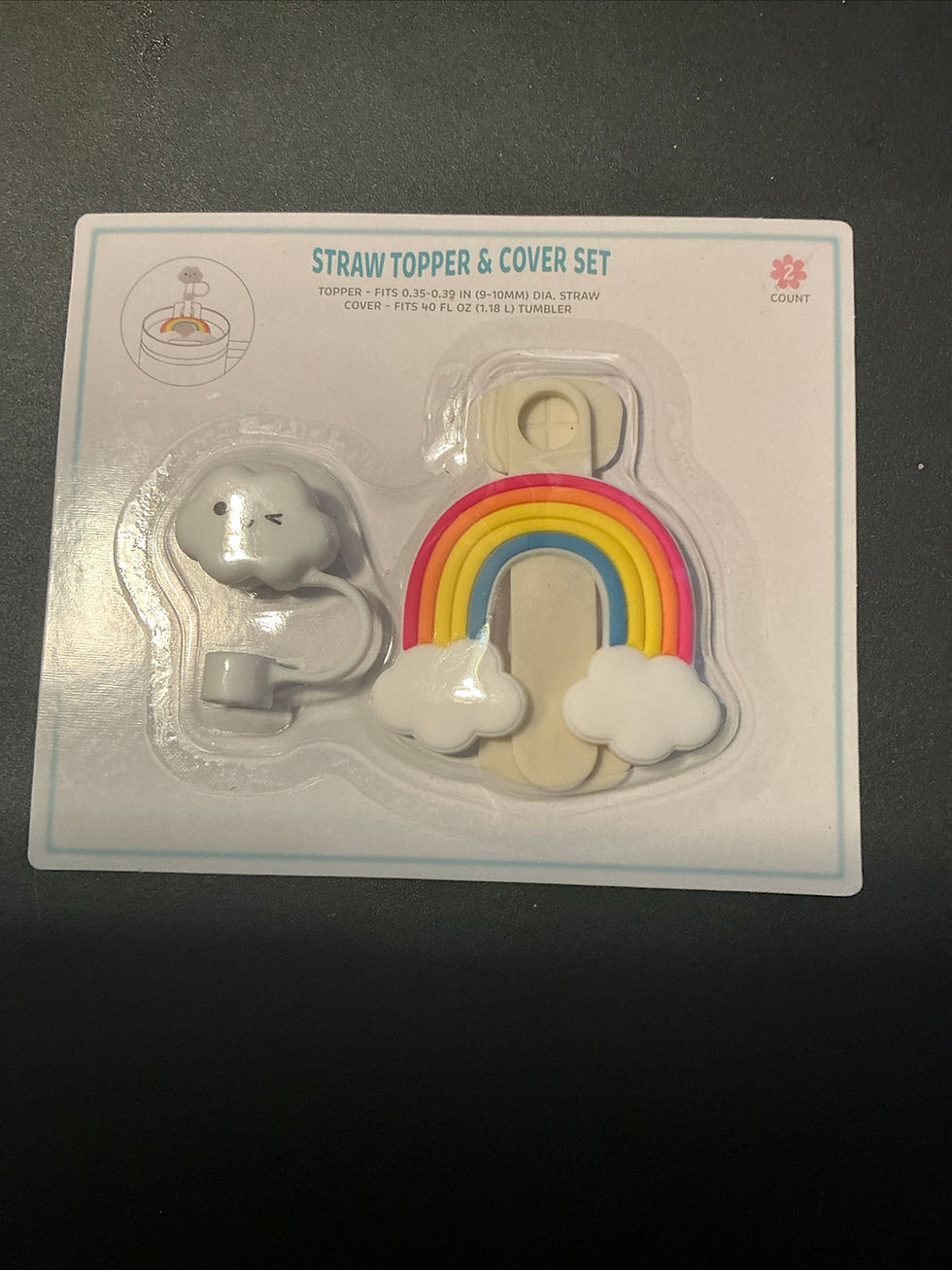 Thumbnail: Target Bullseye Playground Straw Toppers and Cover