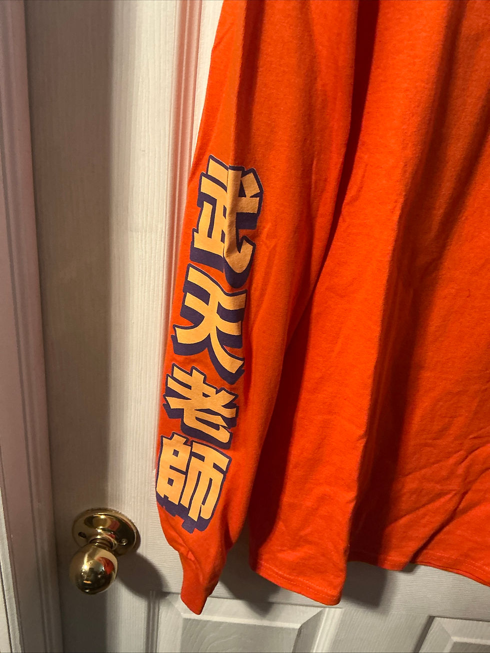 Thumbnail: Dragon Ball Z Shirt Men med Master Roshi Long Sleeve Graphic Print Tee