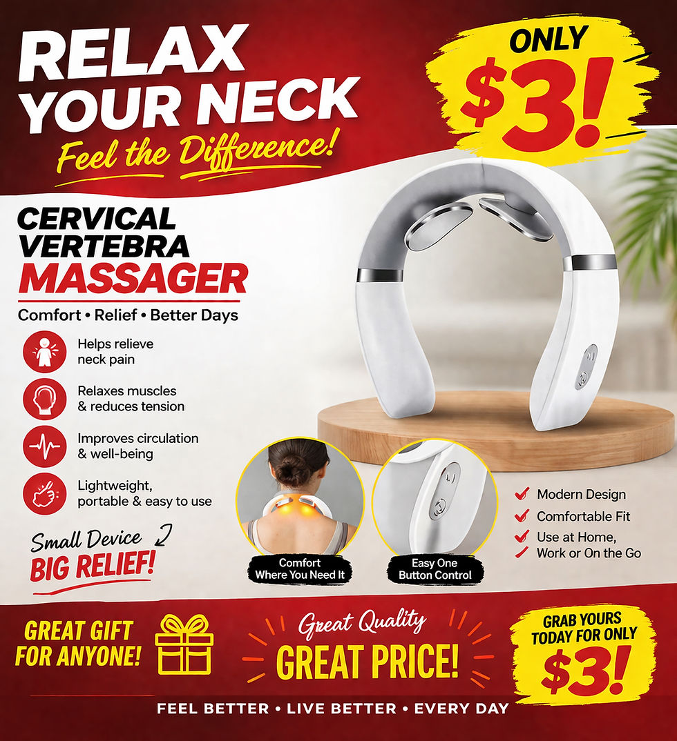 Thumbnail: Cervical Vertebra Massager – Relax & Recharge!