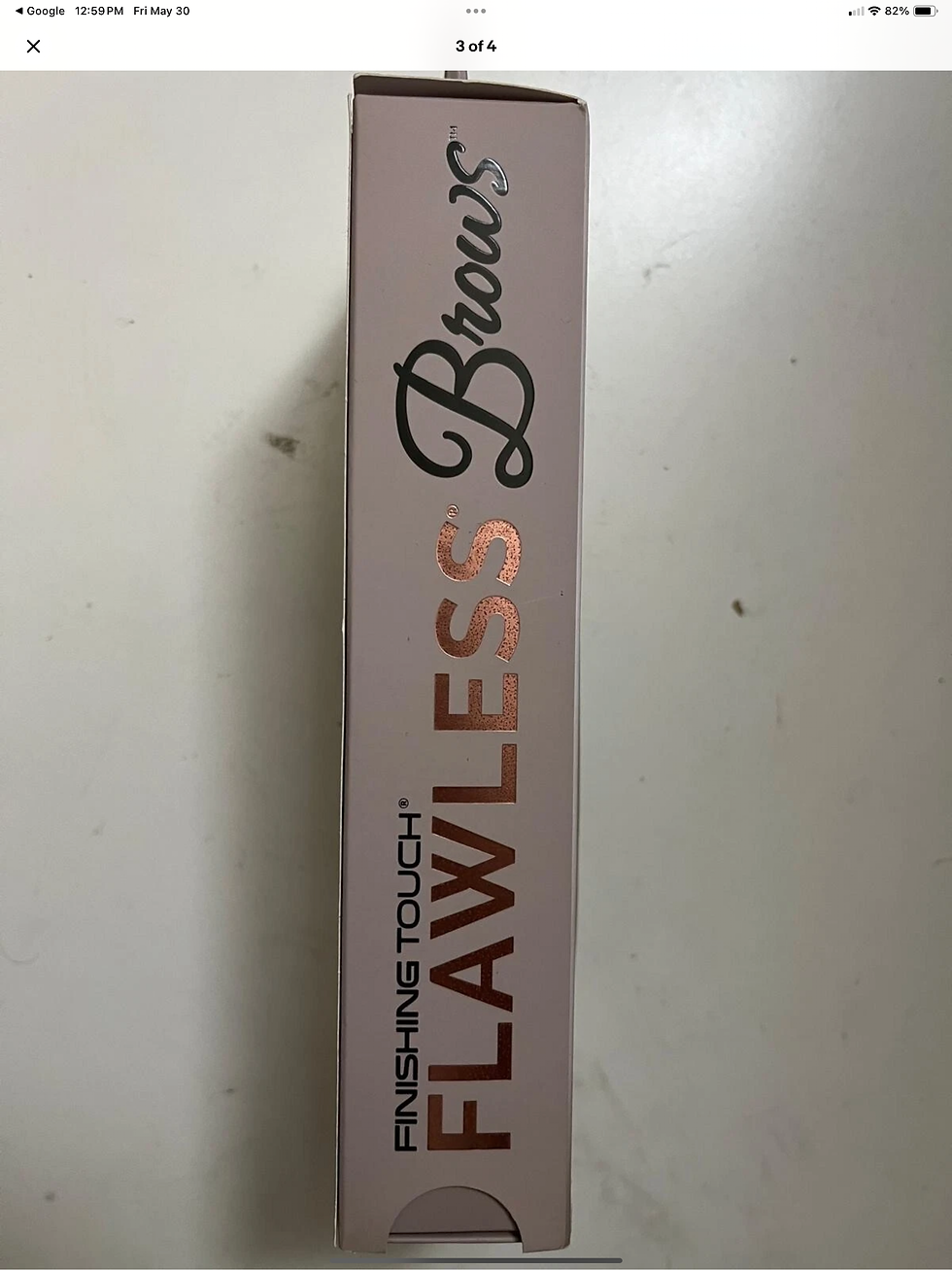 Thumbnail: Brand new Finishing Touch Flawless Brows Eyebrow Hair Remover with LED Light