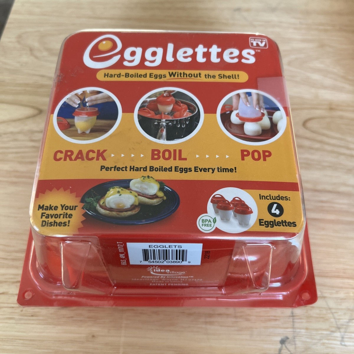 Egglettes Silicone Egg Cooking Cups 4-Pack