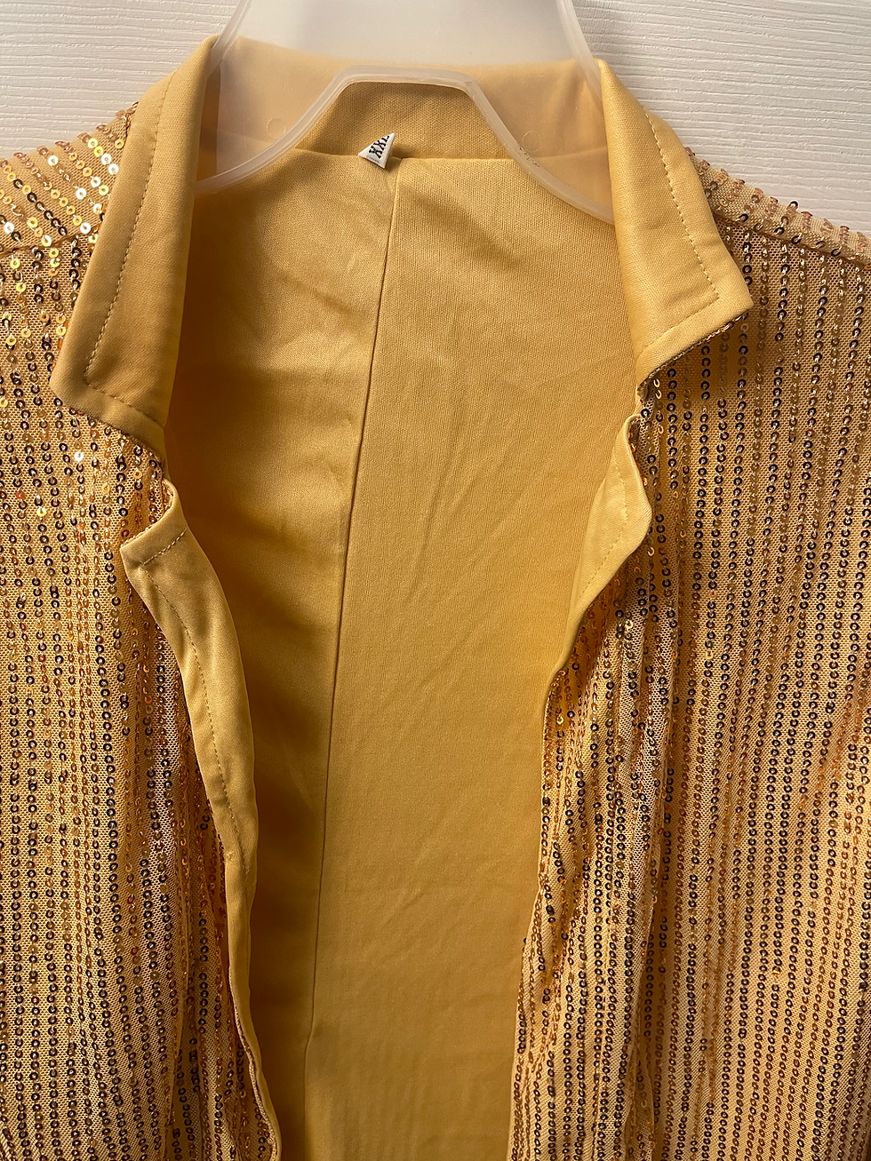 Thumbnail: Gold sequined jacket 