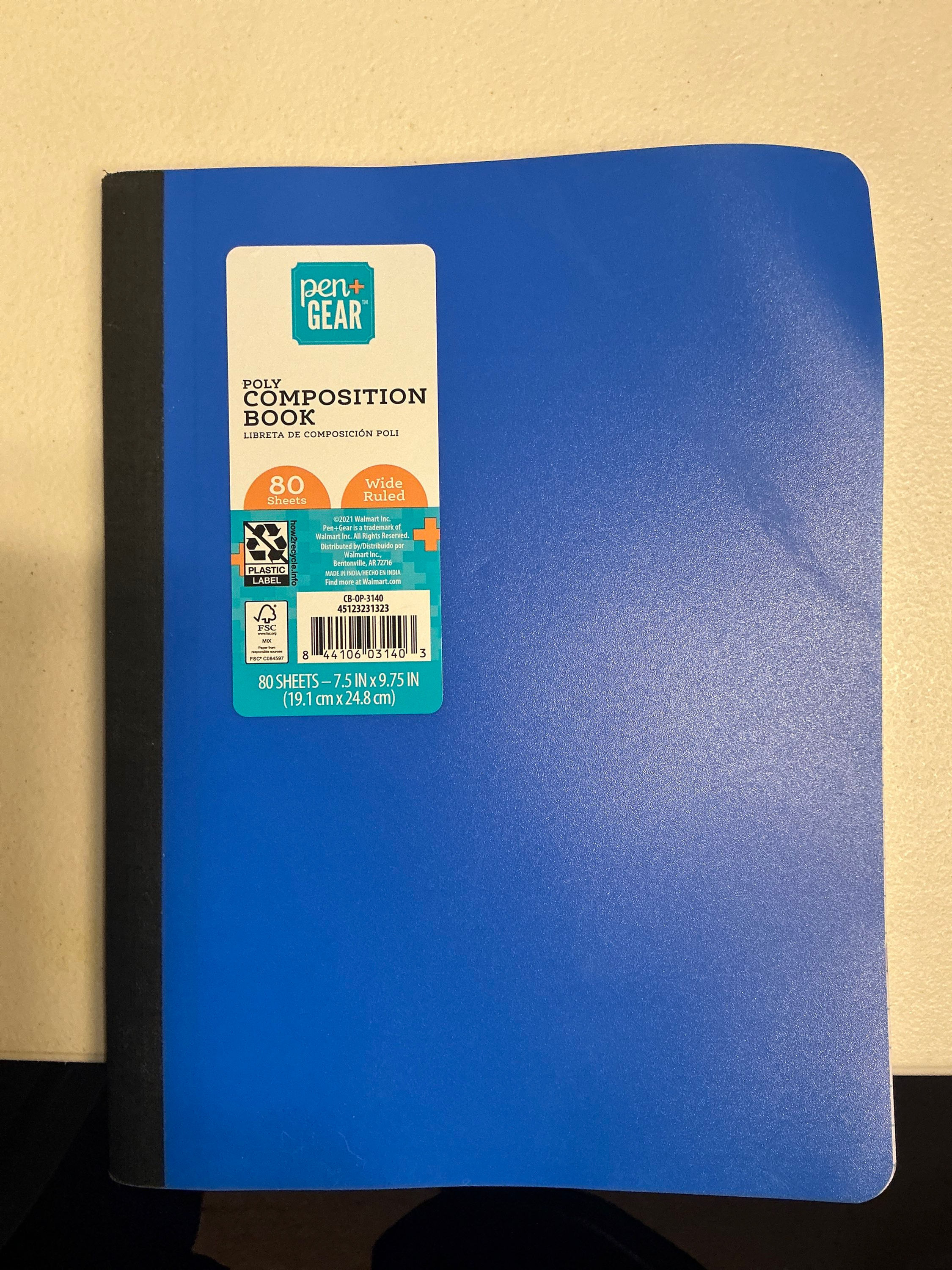 Composition notebook, 80 sheets