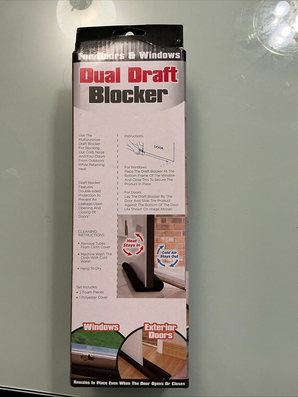 Thumbnail: Dual Draft Blocker For Doors & Windows Up To 36 