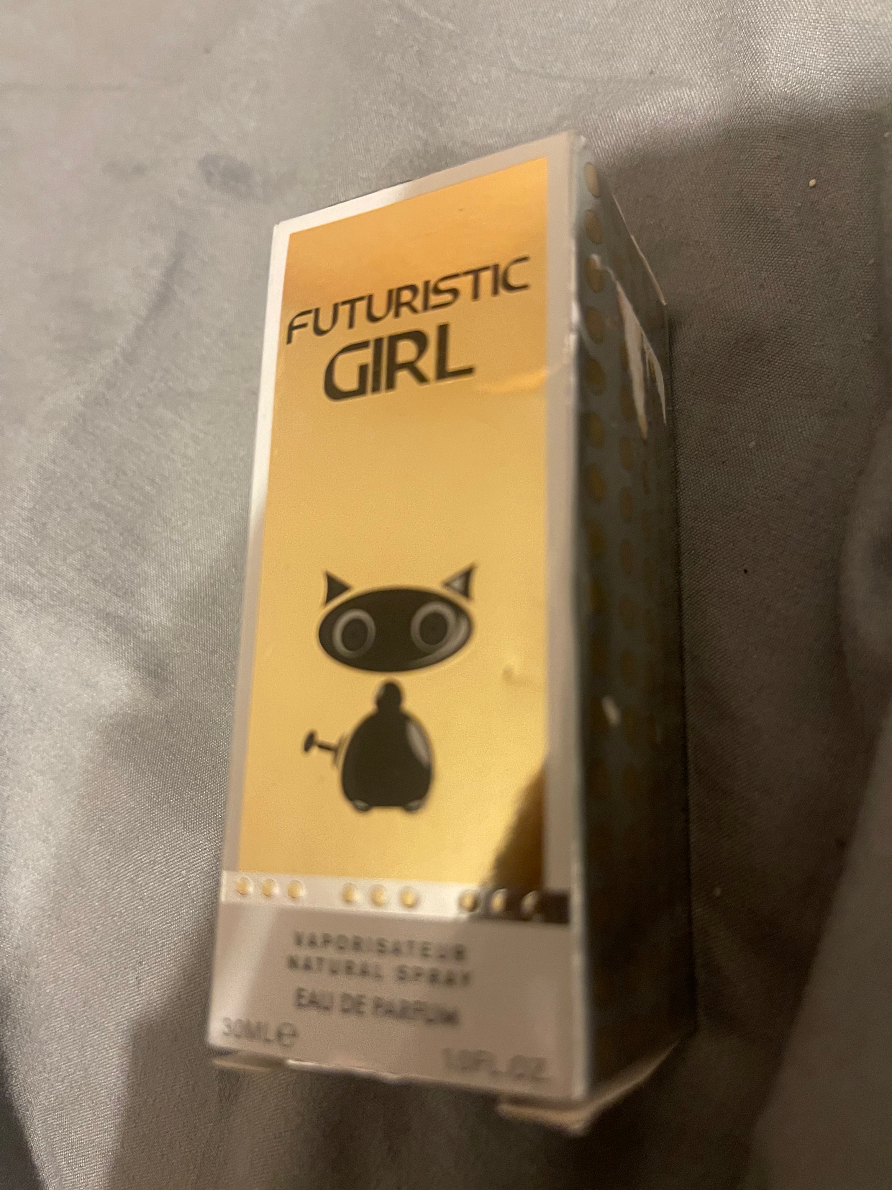Futuristic girl spray 