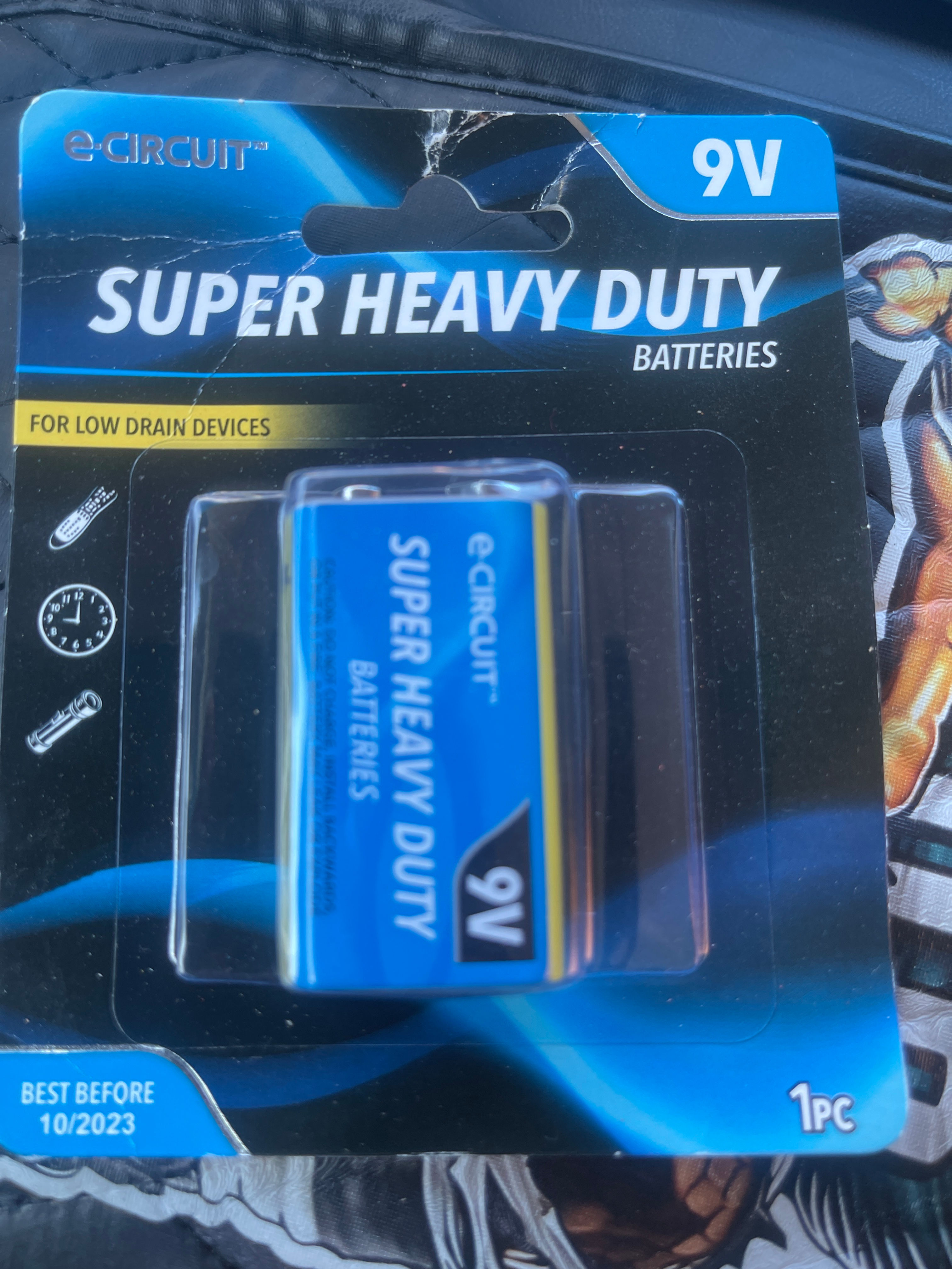 🔋 eCircuit 9V Super Heavy Duty Battery – Single Pack 