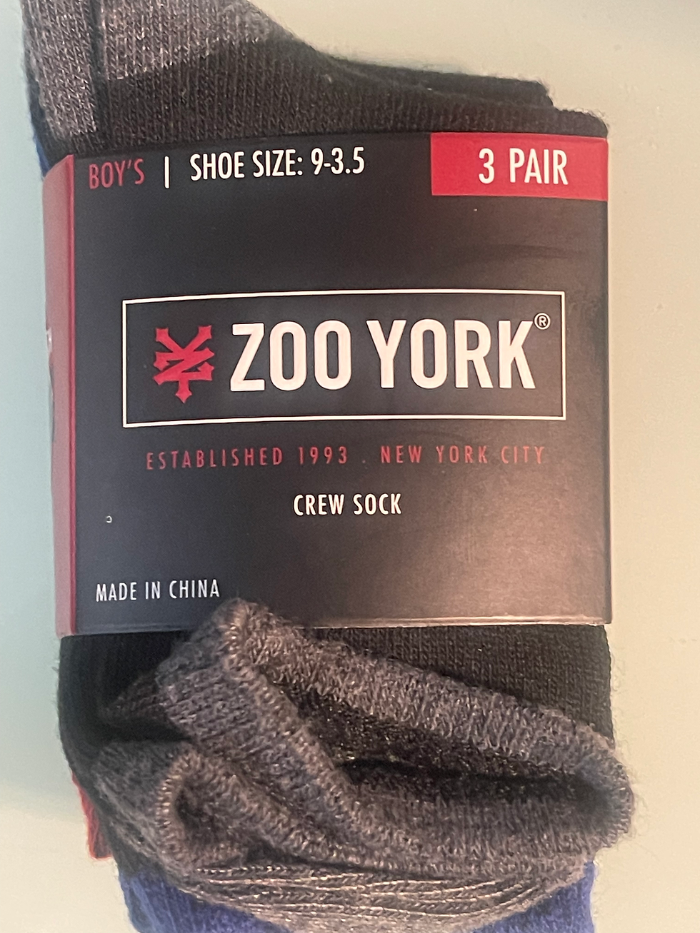 Thumbnail: Zoo York crew socks for boys 