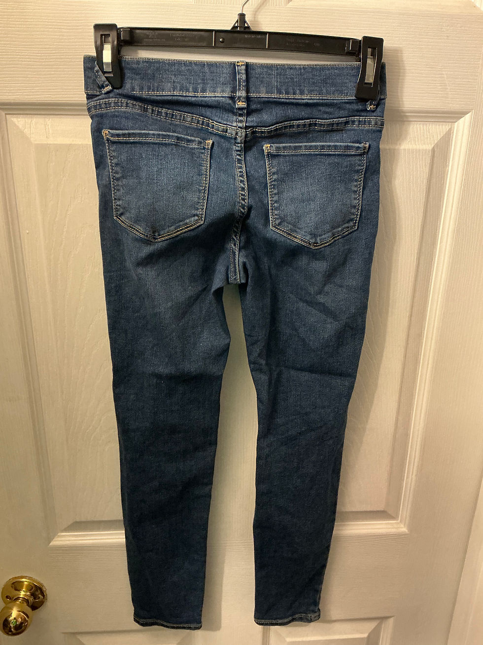 Thumbnail: Wonder Nation Girls Jegging Jeans – Size Large (10-12)