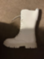 Thumbnail: Girls White Lace-Up Fashion Boots – $5 Each