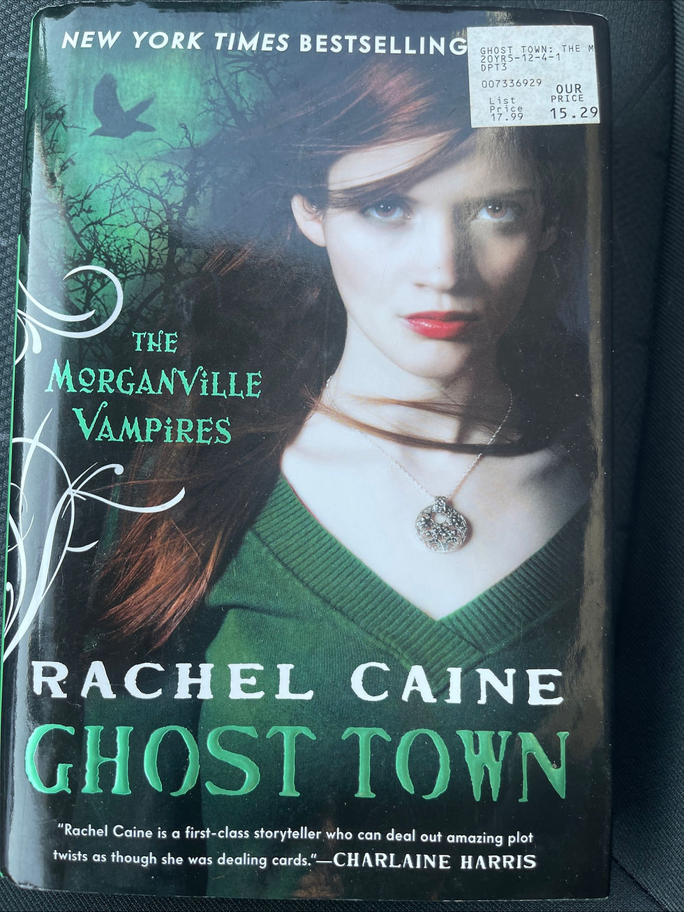 Thumbnail: Ghost Town by Rachel Caine Hardcover with Dust Jacket Former Library Book
